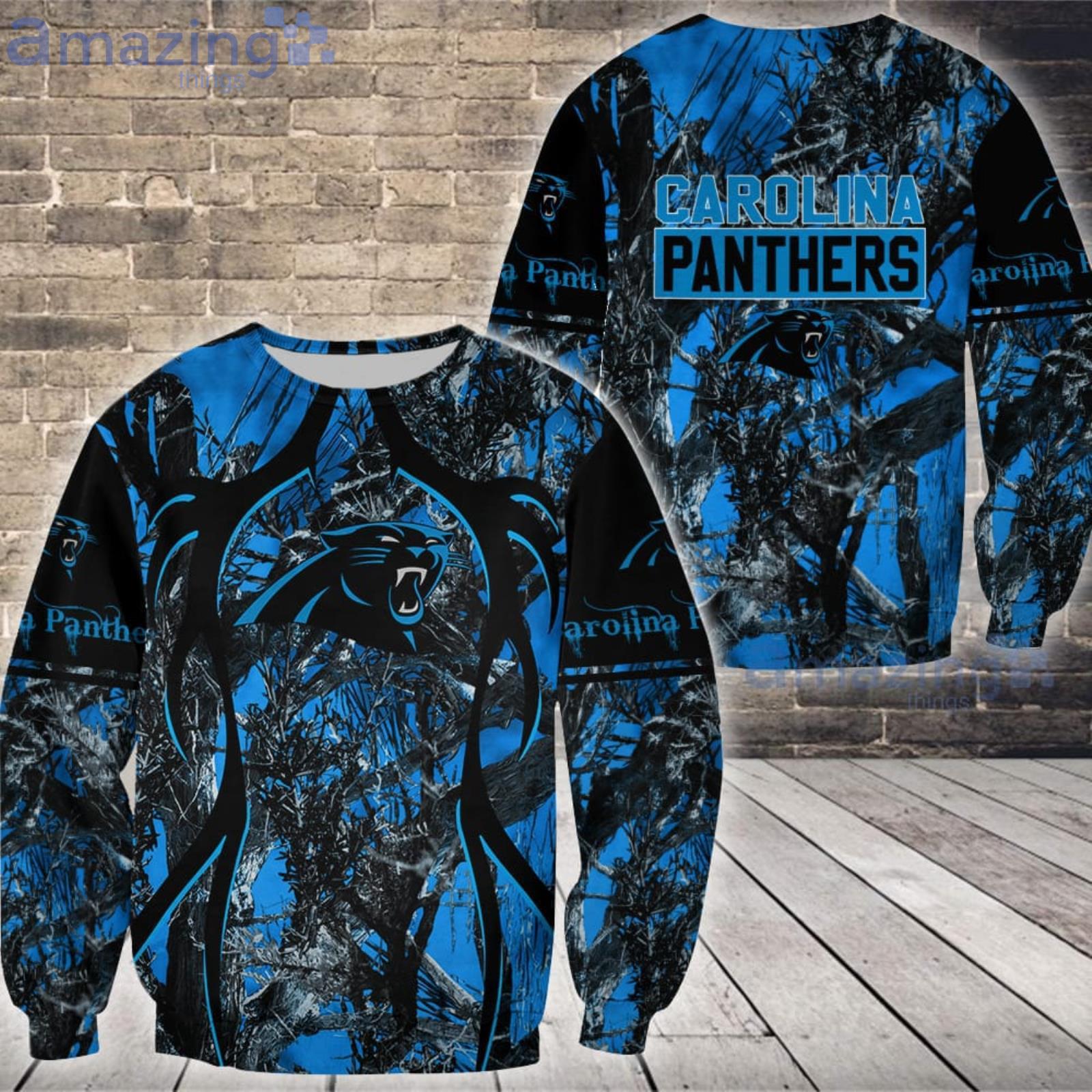 Carolina Panthers NFL All Over Print 3D T-Shirt