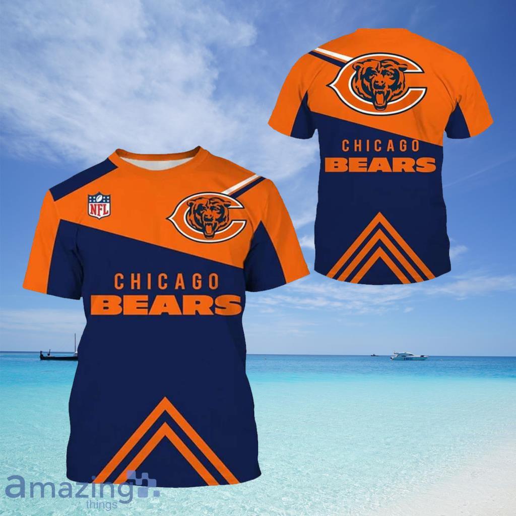 NFL Chicago Bears Team Classic All Over Print 3D T Shirt Gift For Fans