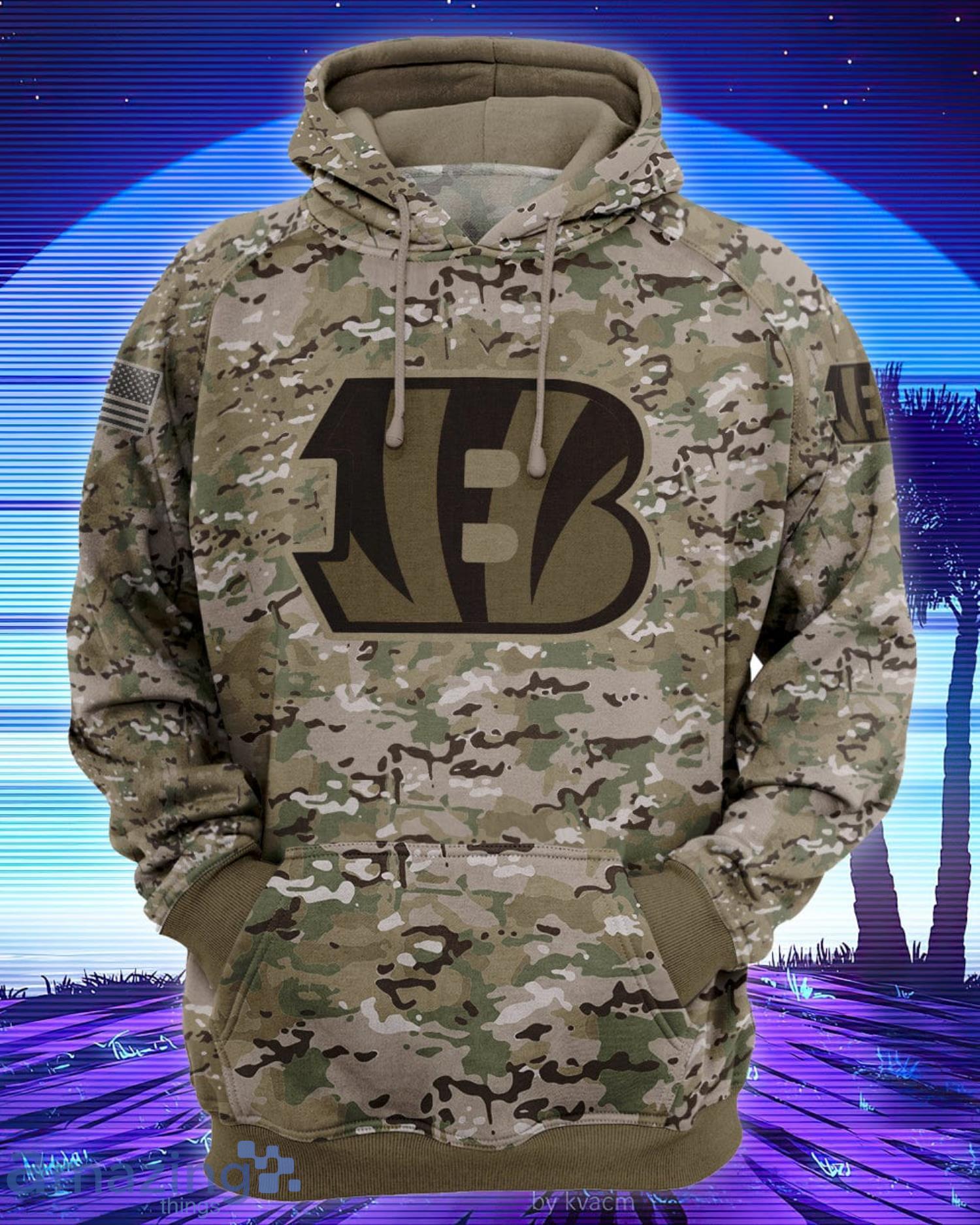 NFL Cincinnati Bengals Hoodie 3D Gifts For Veterans Day