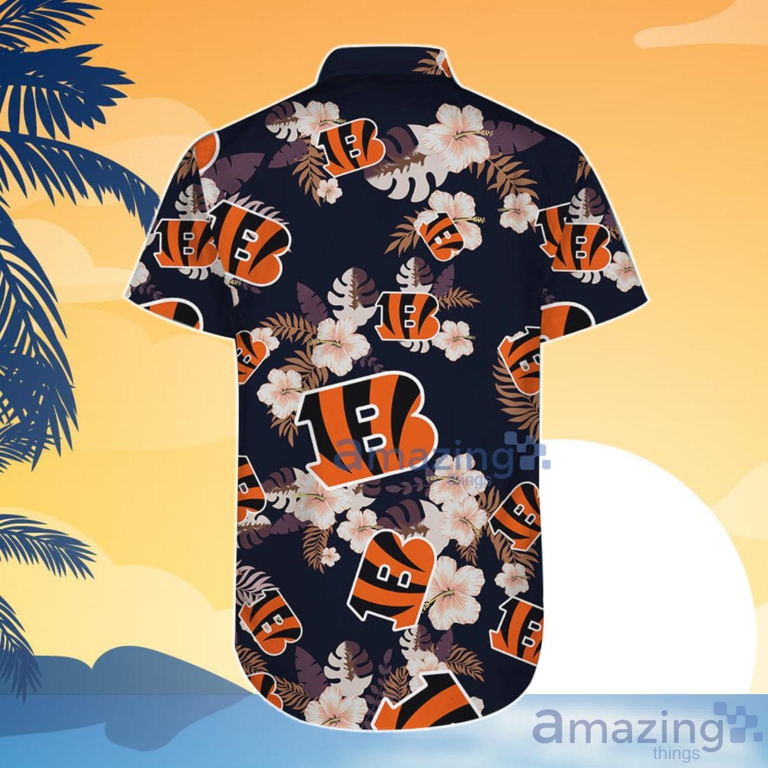 Cincinnati Bengals Hawaiian Shirt And Short Set Gift Men Women