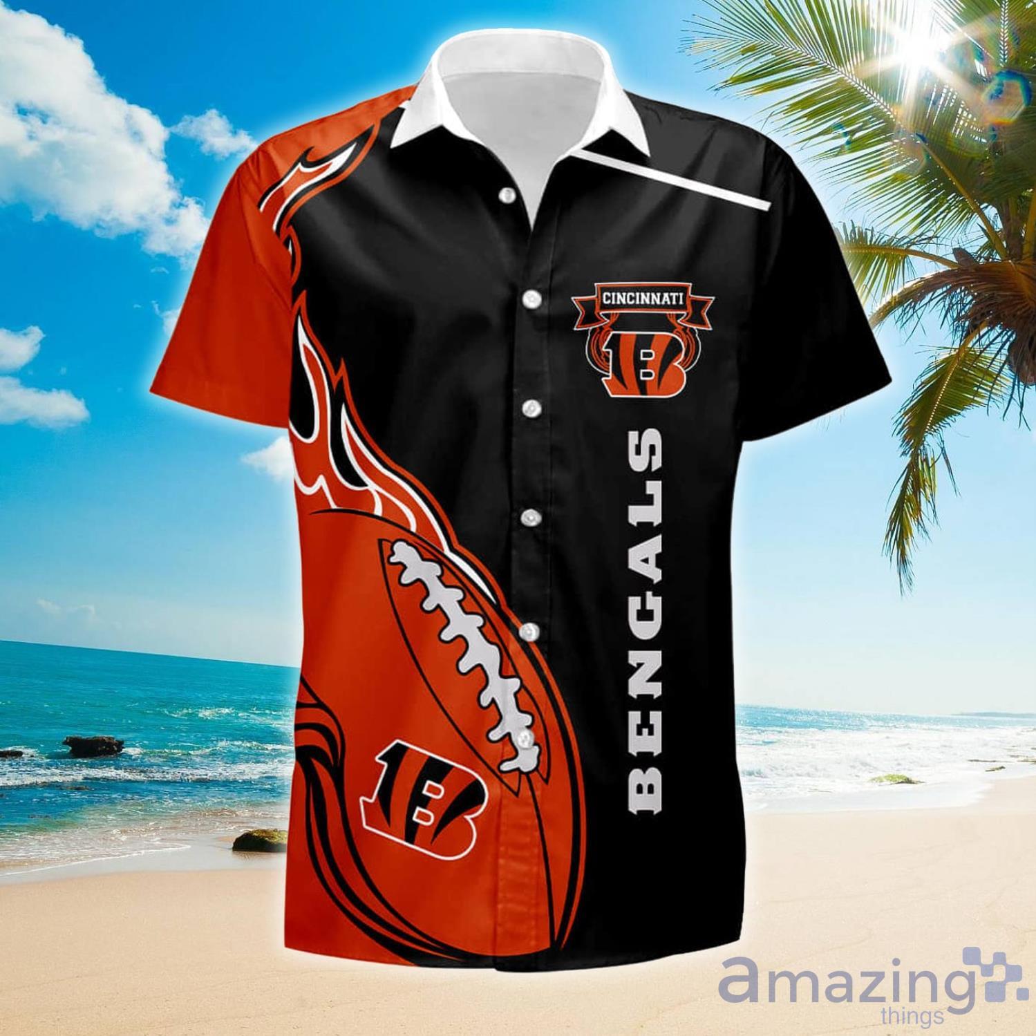 Nfl Cincinnati Bengals Hawaiian Shirt And Shorts Gift For Summer