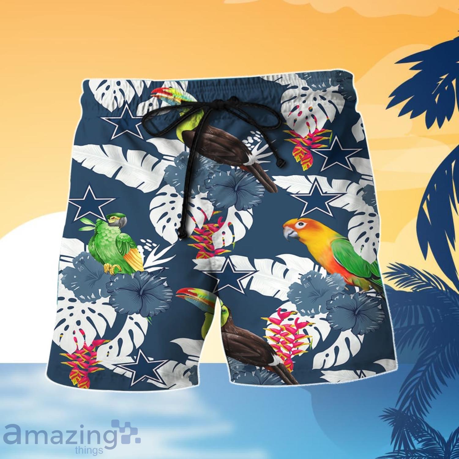 Nfl Dallas Cowboys Hawaiian Shirt And Short Gift For Summer image Nfl Dallas Cowboys Hawaiian Shirt And Short Gift For Summer Product Photo 2