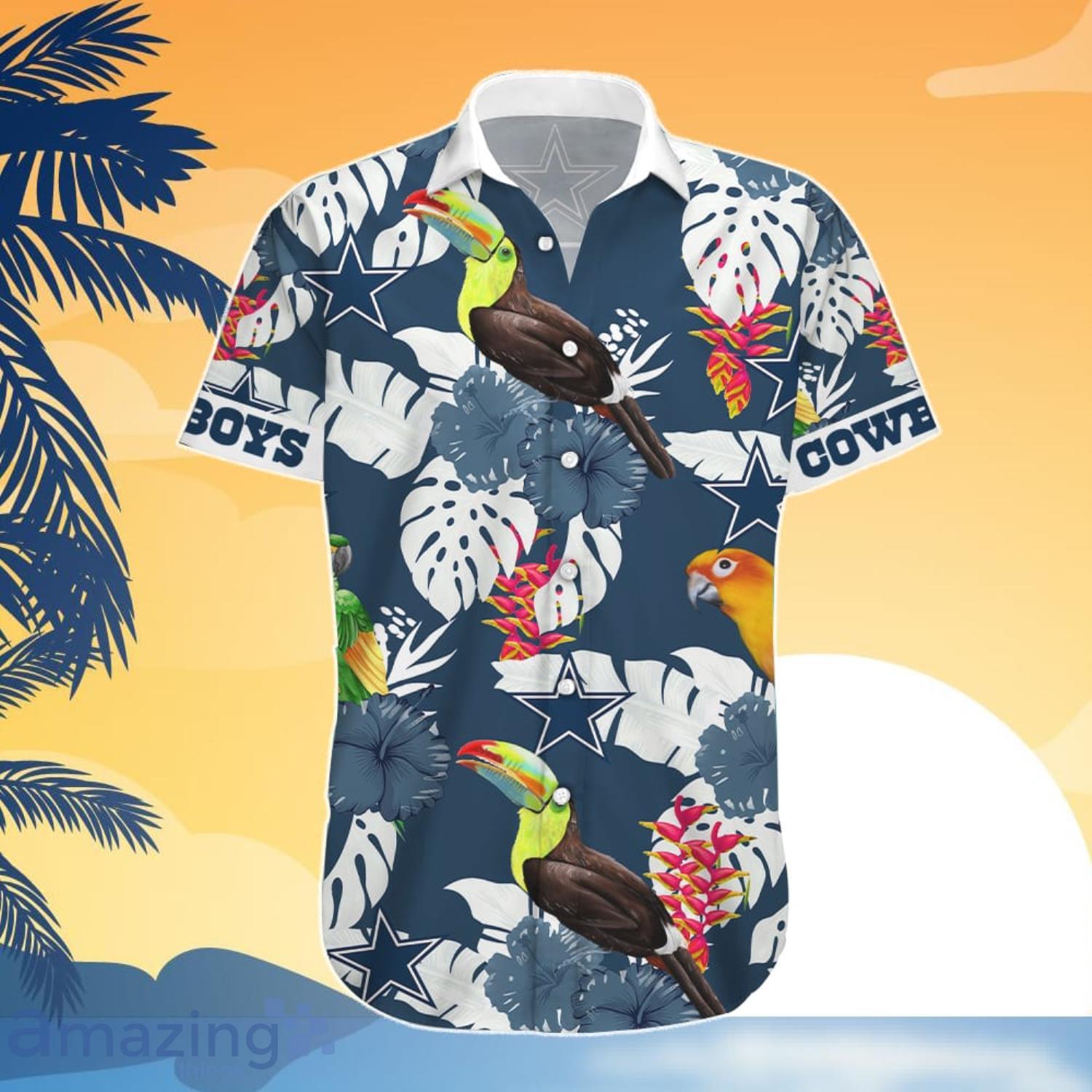 Nfl Dallas Cowboys Hawaiian Shirt And Short Gift For Summer image Nfl Dallas Cowboys Hawaiian Shirt And Short Gift For Summer Product Photo 3