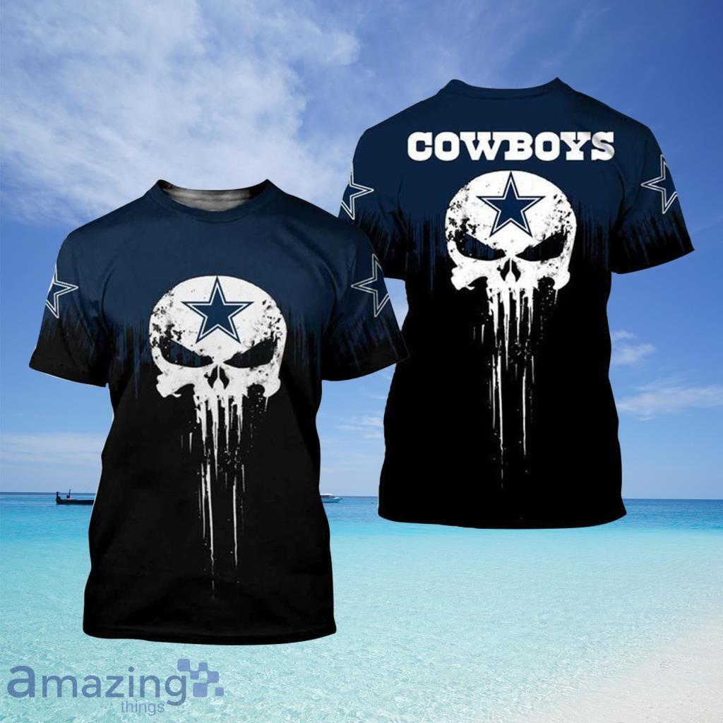 NFL Dallas Cowboys Shull  All Over Print 3D T Shirt Gift For Fans - NFL Dallas Cowboys Shull  All Over Print 3D T Shirt Gift For Fans