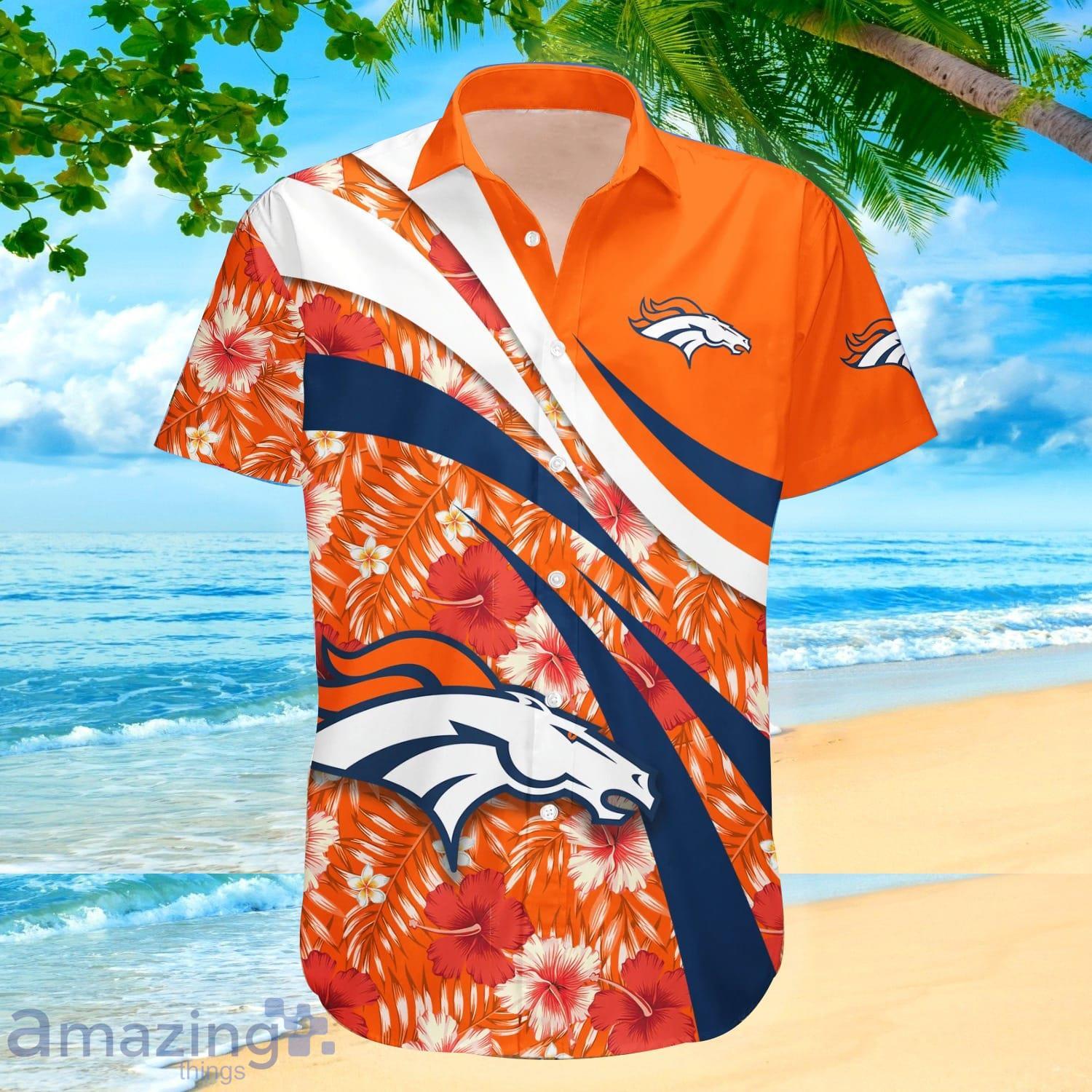 NFL Denver Broncos Aloha Tropical Hawaiian Shirt