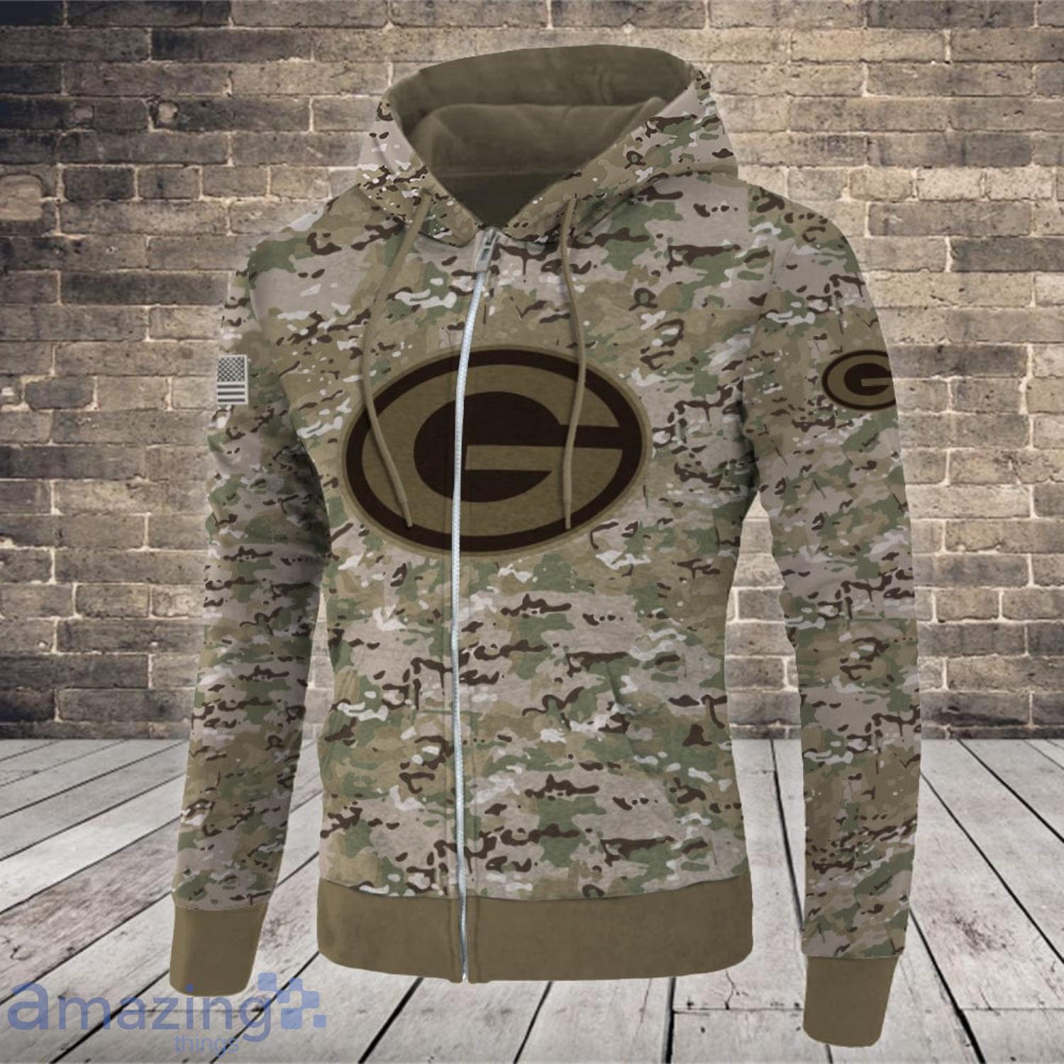 NFL Green Bay Packers Hoodie 3D Gifts For Veterans Day