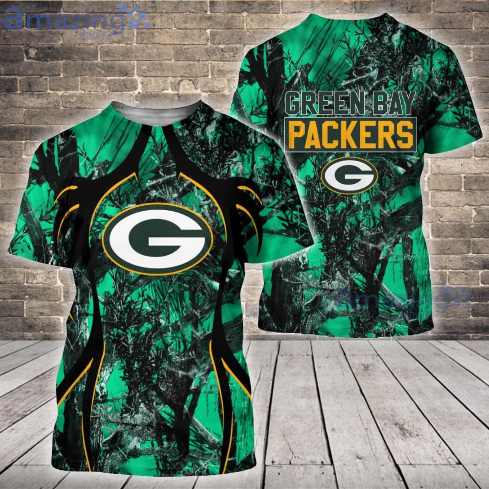 Custom Green Bay Packers Baseball Jersey Camo Adorable Packers