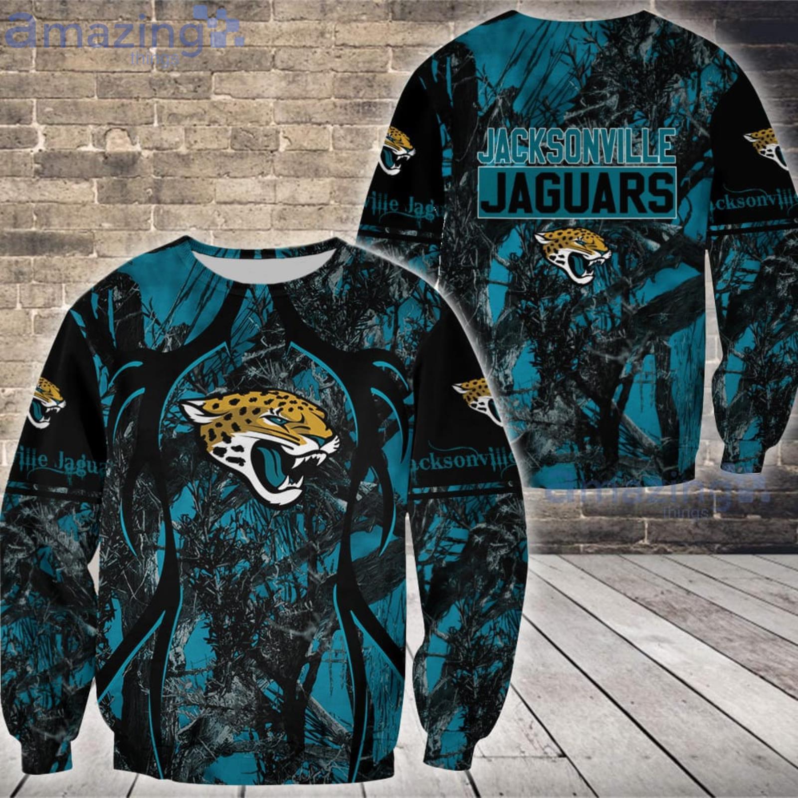 Jacksonville Jaguars Vintage 3D T-Shirts