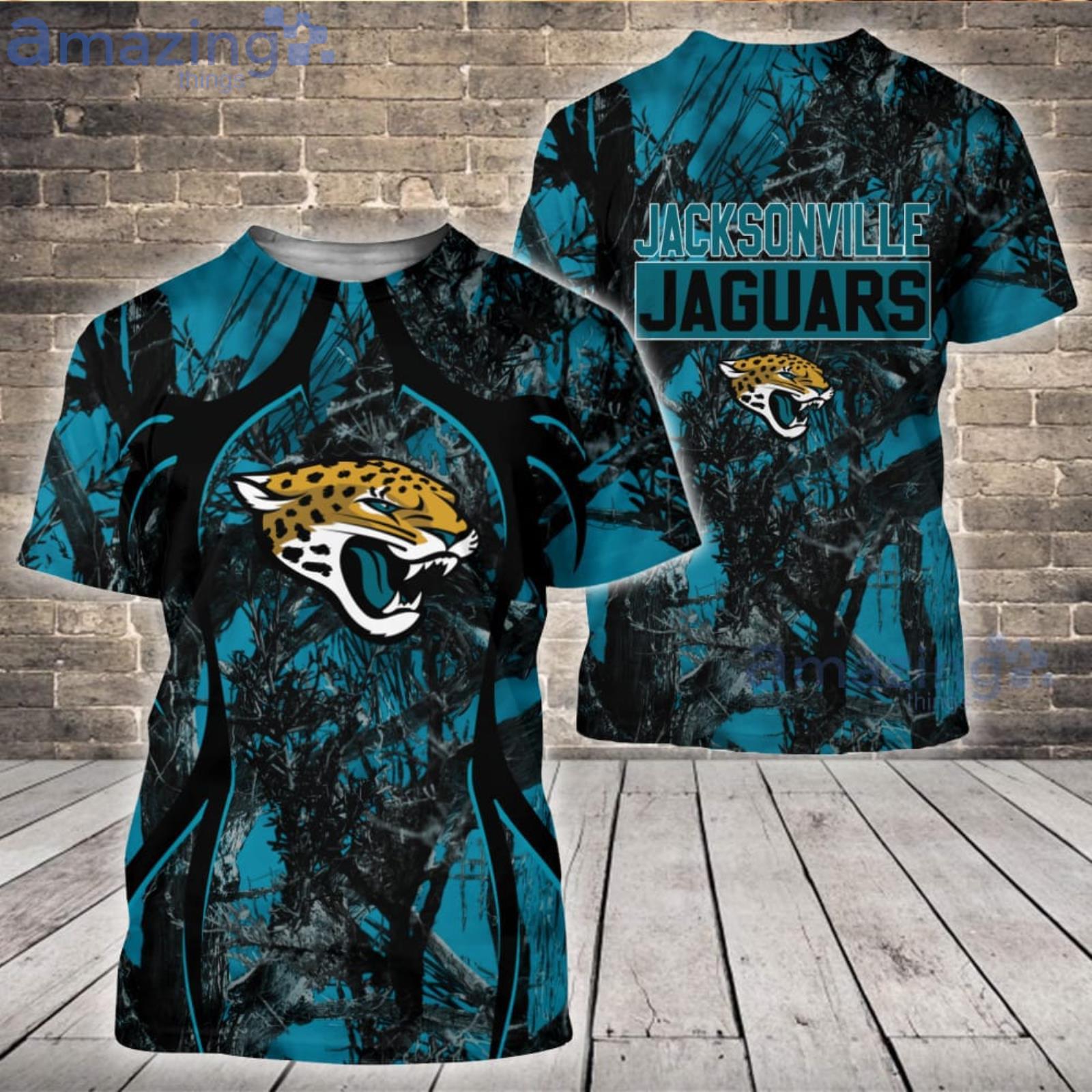 Jacksonville Jaguars Nfl All Over Printed 3D Shirt For Fans - Banantees