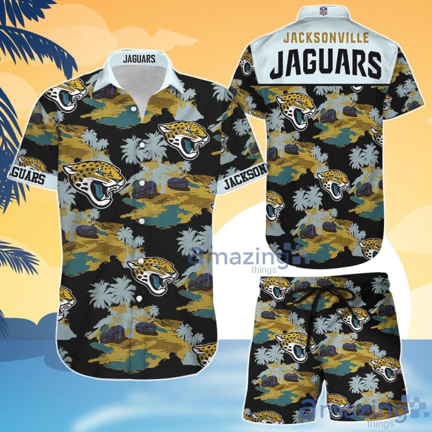 Nfl Jacksonville Jaguars Hawaiian Shirt And Shorts Gift For Summer Product Photo 1