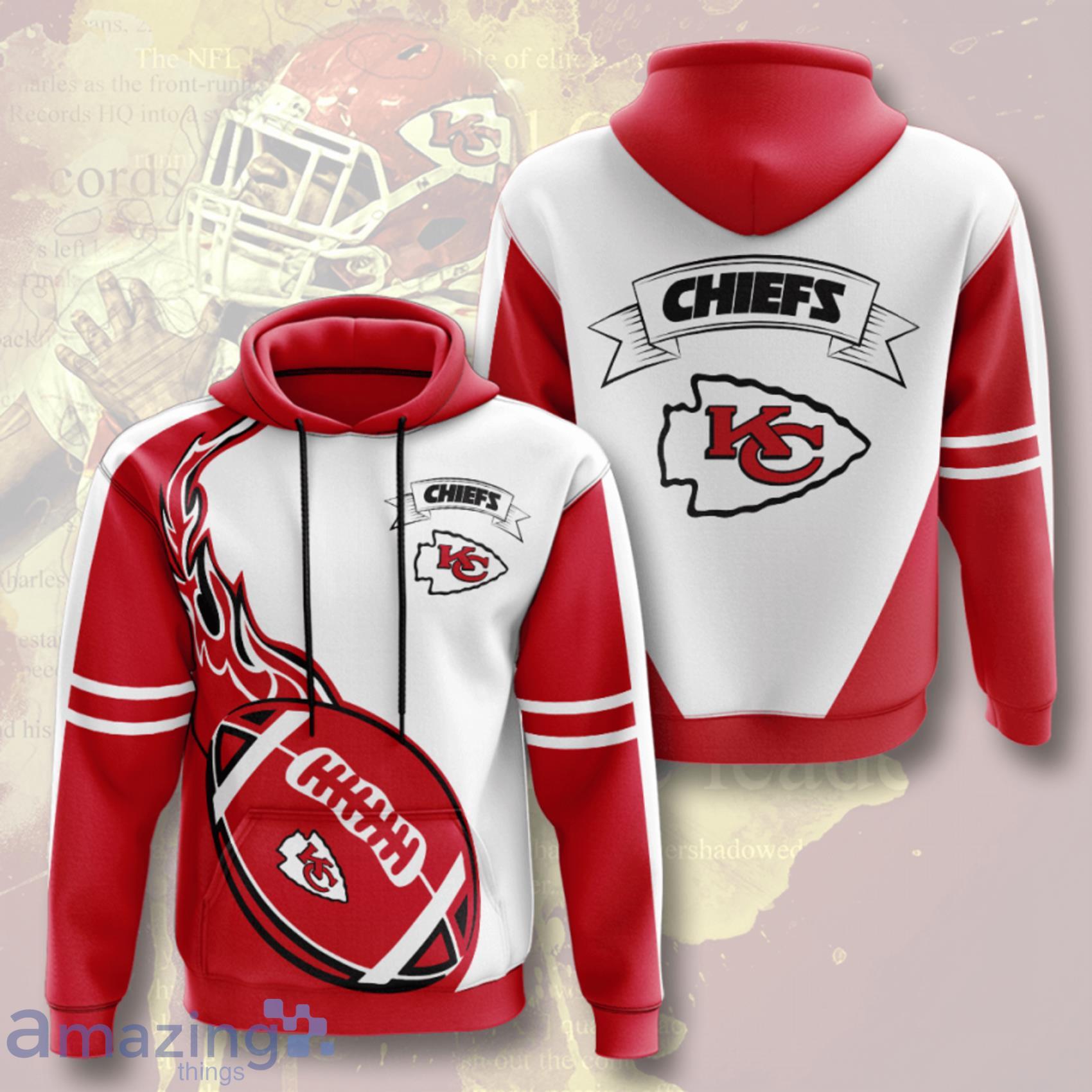 Zubaz NFL Women's Kansas City Chiefs Solid Team Color Hoodie with