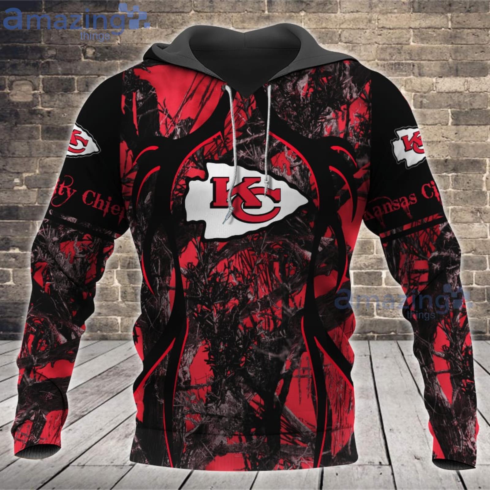 Kansas City Chiefs Camouflage Veteran 3D Polo Shirt - T-shirts Low Price