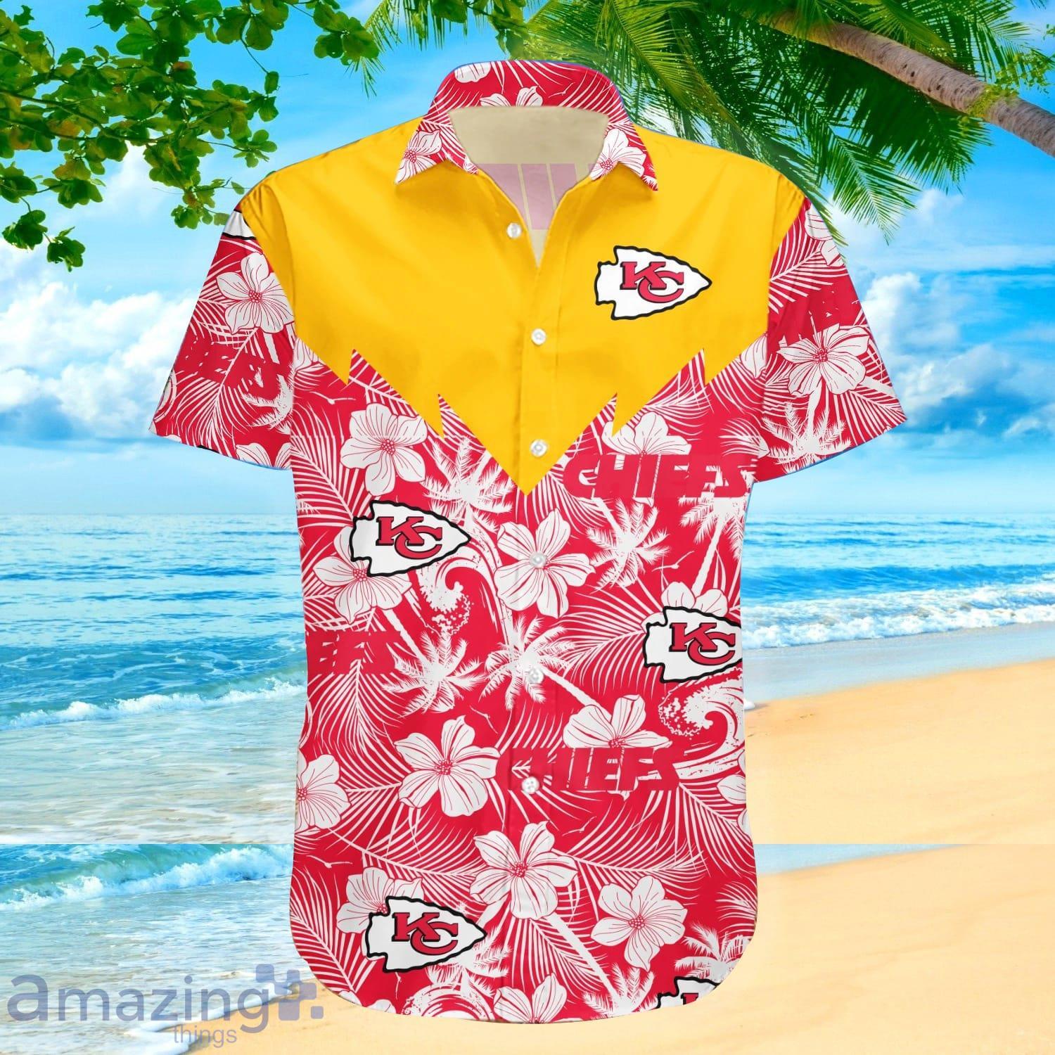 Chiefs Hawaiian Shirt Kansas City Chiefs Floral Hawaiian Shirt