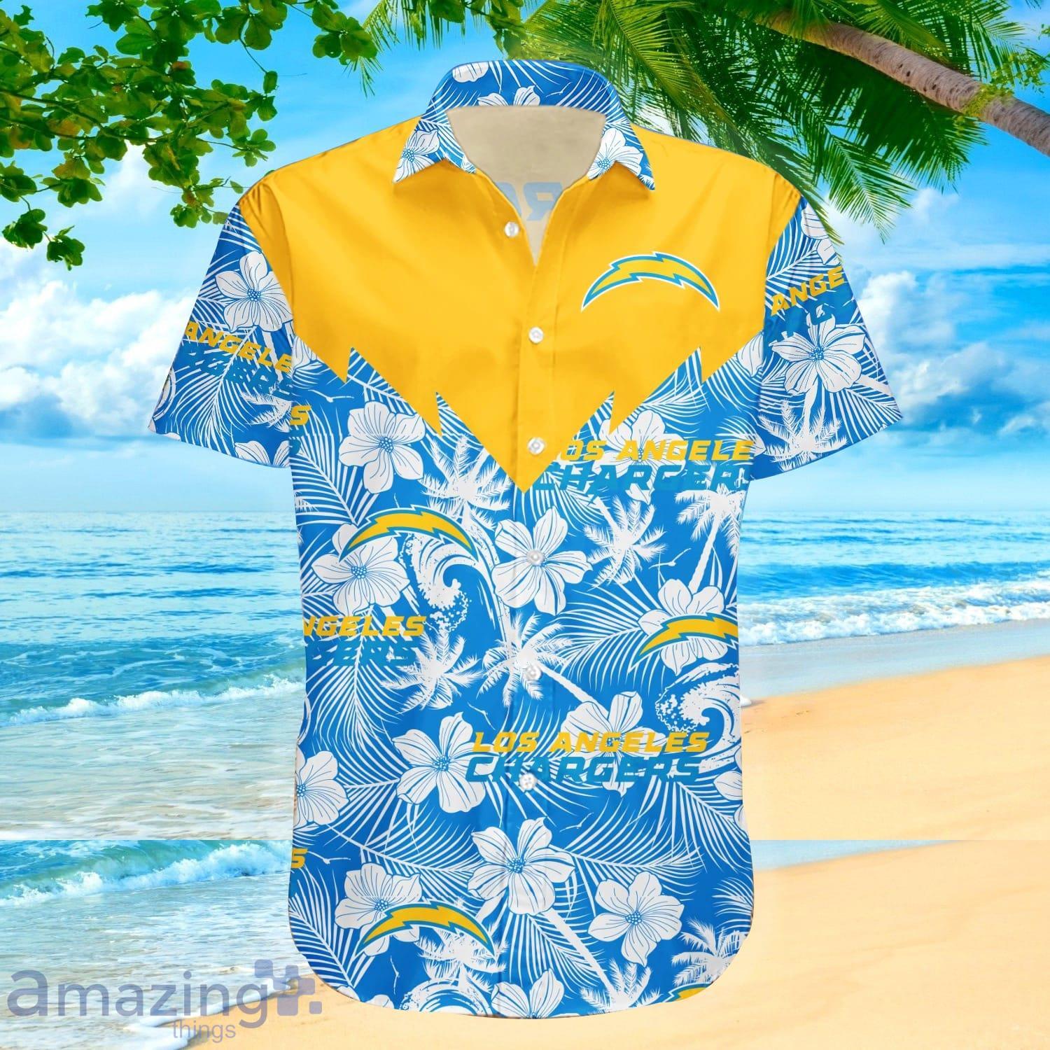 Los Angeles Chargers NFL Flower All Over Print Unisex Hawaiian