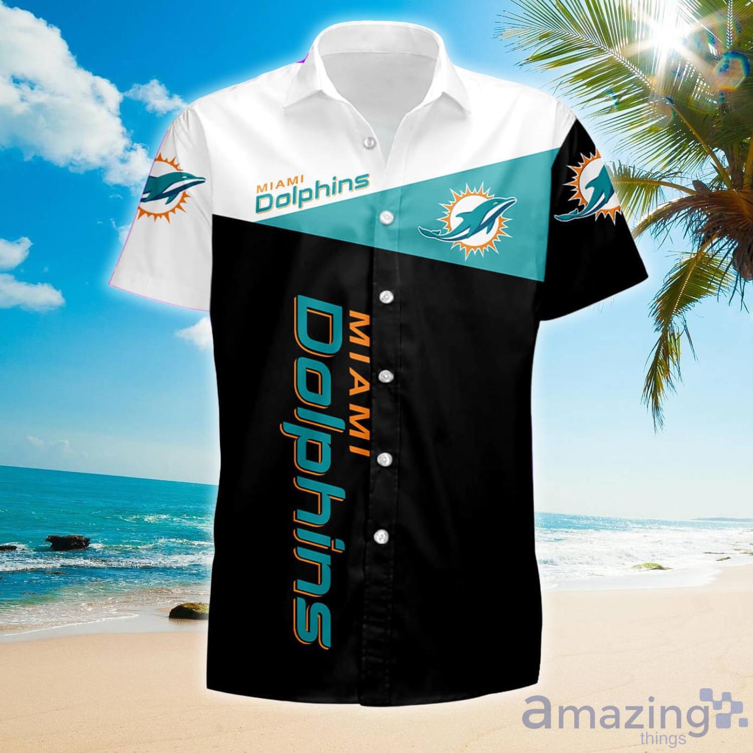 Just Don - NFL Throwback Dolphins Shorts - Teal, Green / SM | Feature