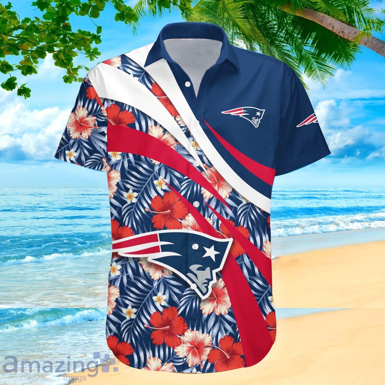 NFL New England Patriots Angry Star Hawaiian Shirt Custom Name For Fans  Gift - Banantees