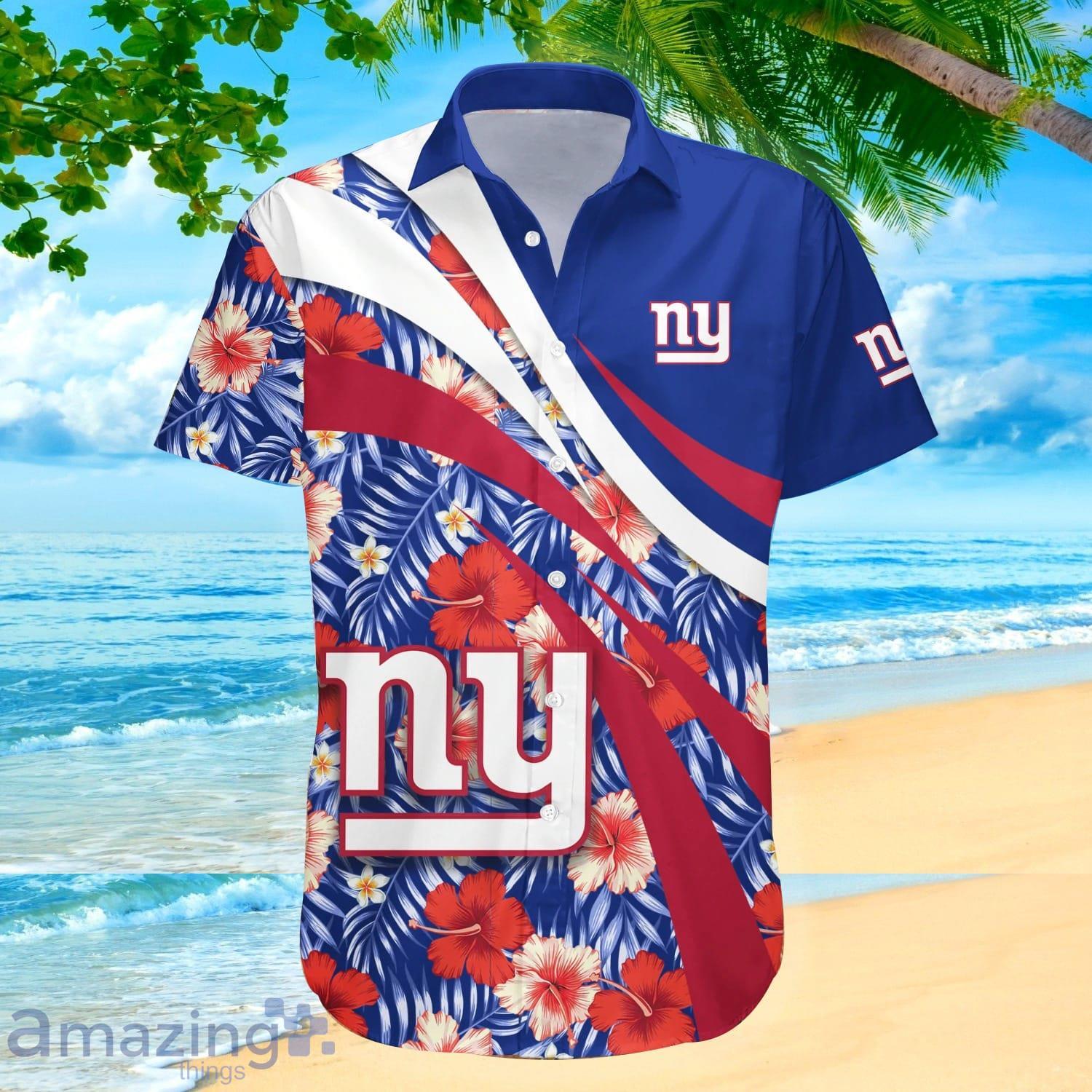 NFL New York Giants Aloha Tropical Hawaiian Shirt