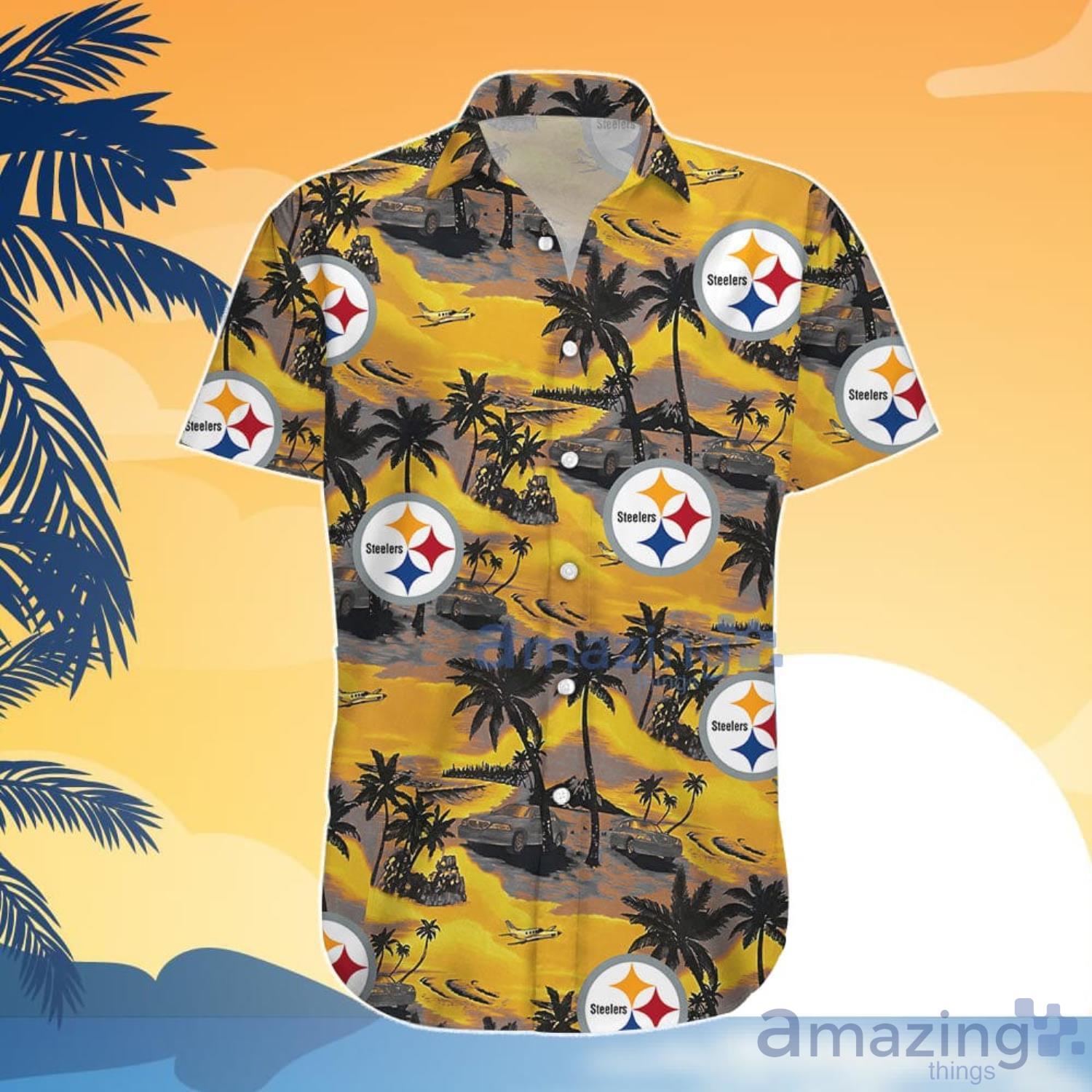 Pittsburgh Steelers NFL-Summer Hawaiian 3D T-Shirt