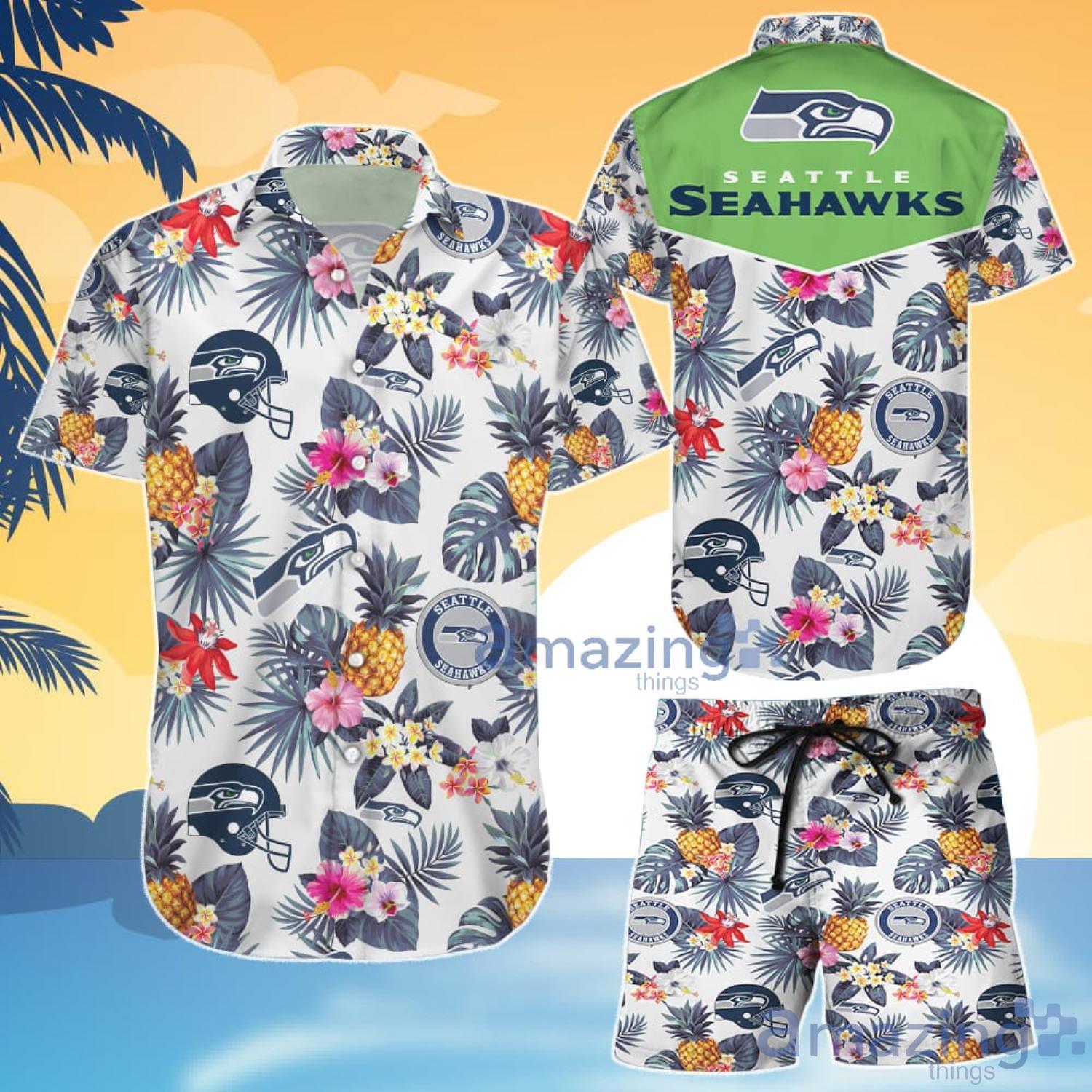 NFL Seattle Seahawks Hawaiian Shirt And Shorts Gift For Summer Product Photo 1