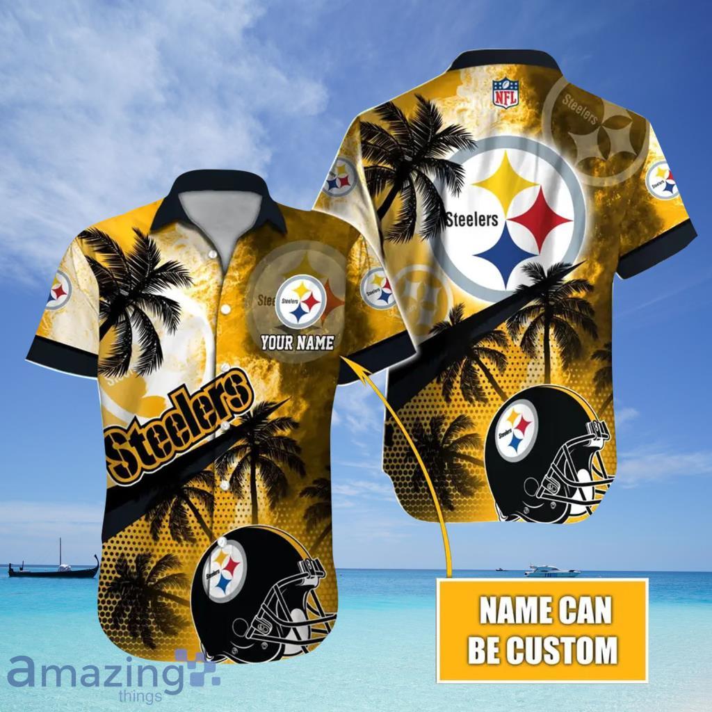 NFL Steelers Tropical Hawaiian Shirt For Men And Women - NFL Steelers Tropical Hawaiian Shirt For Men And Women
