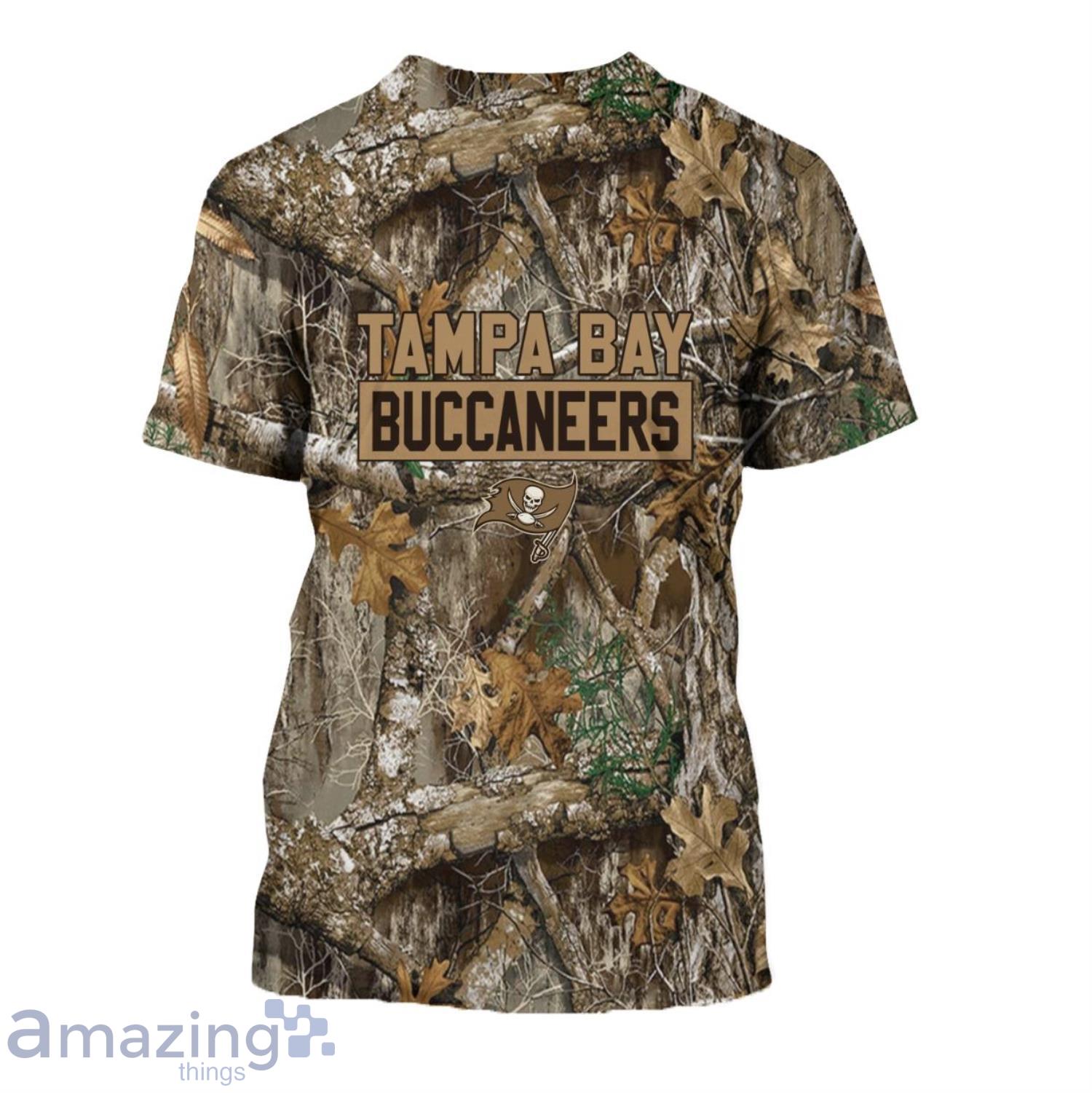 NFL Tampa Bay Buccaneers Hunting Pattern Gift For Father's Day All Over  Printed 3D Shirt