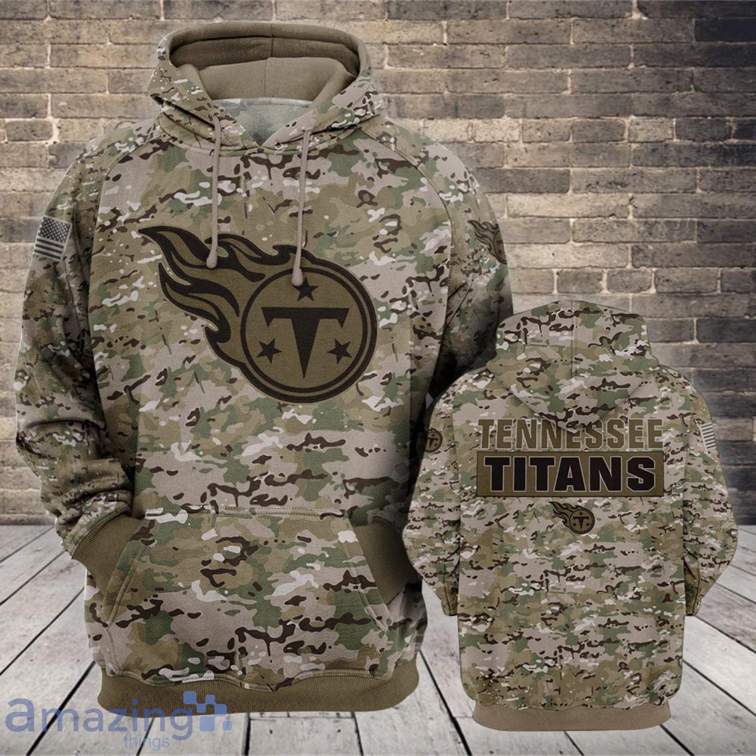 NFL Tennessee Titans Camo Style Gifts for Veterans Day All Over