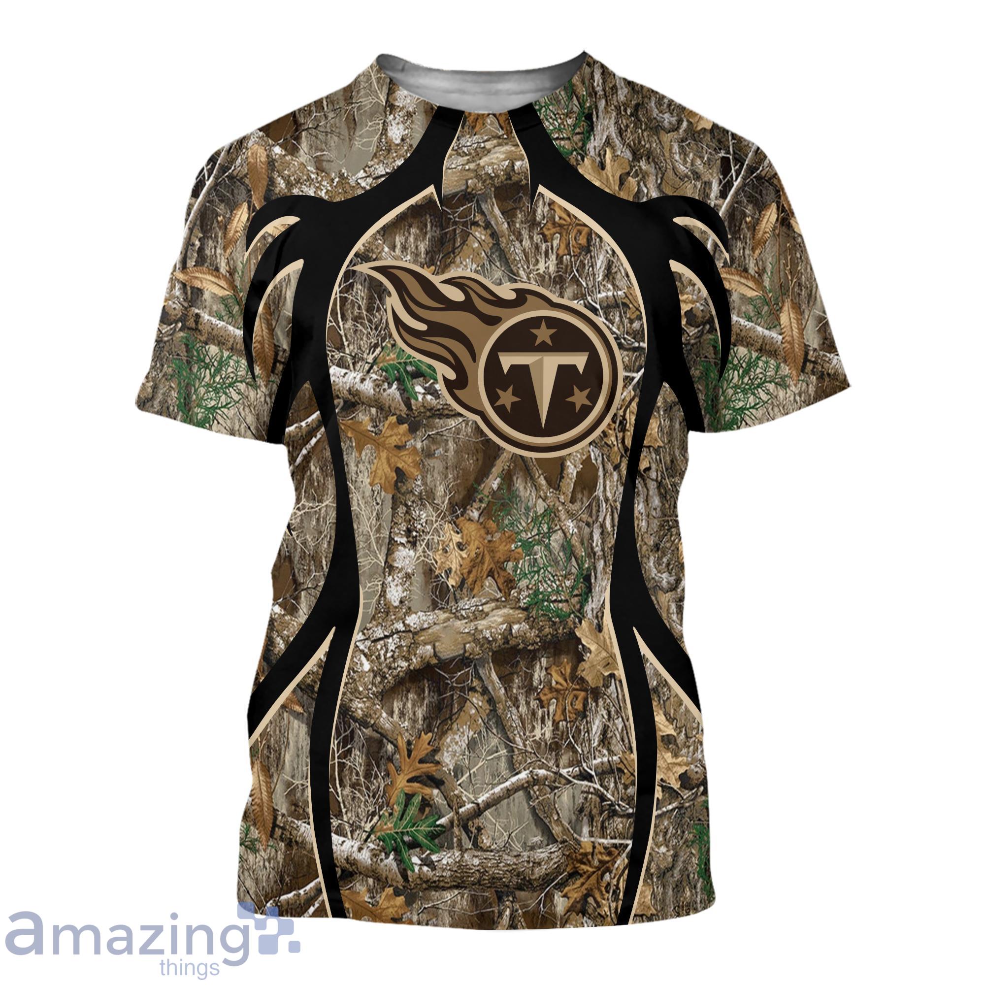 NFL Tennessee Titans Camo Style Gifts for Veterans Day All Over Printed 3D  Shirt