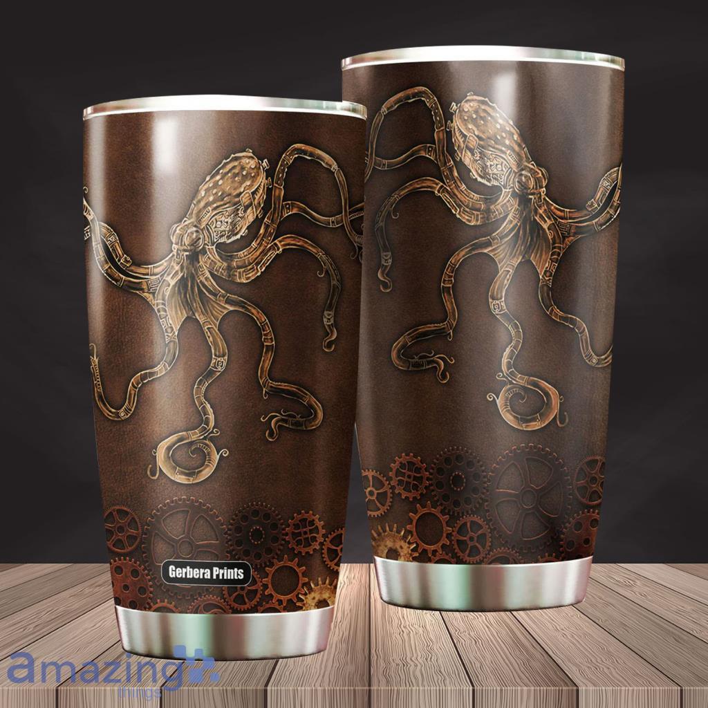 Octopus Steampunk Stainless Steel Tumbler - Octopus Steampunk Stainless Steel Tumbler