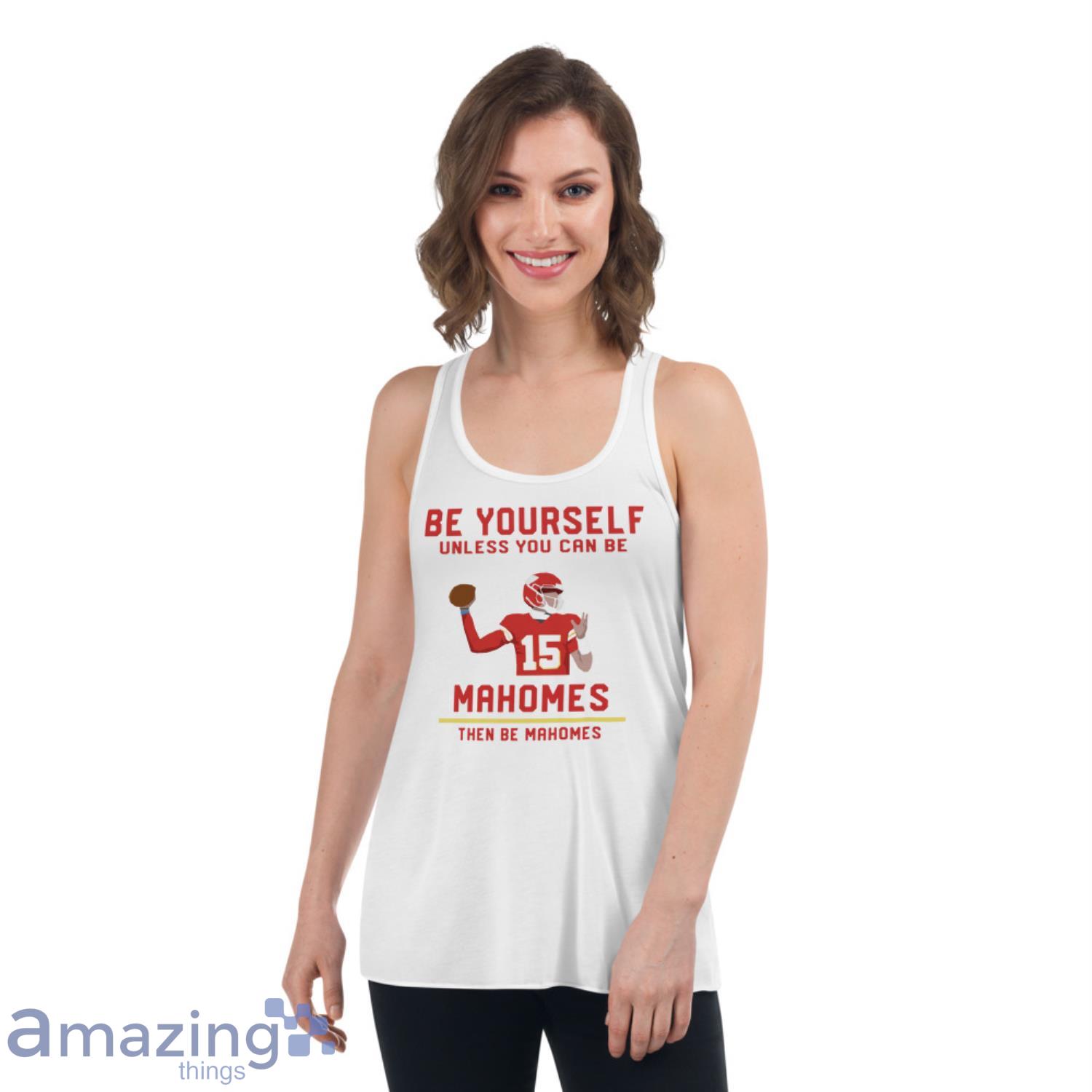 Womens Kansas City Is Mahomes Racerback Tank Top T-Shirt 