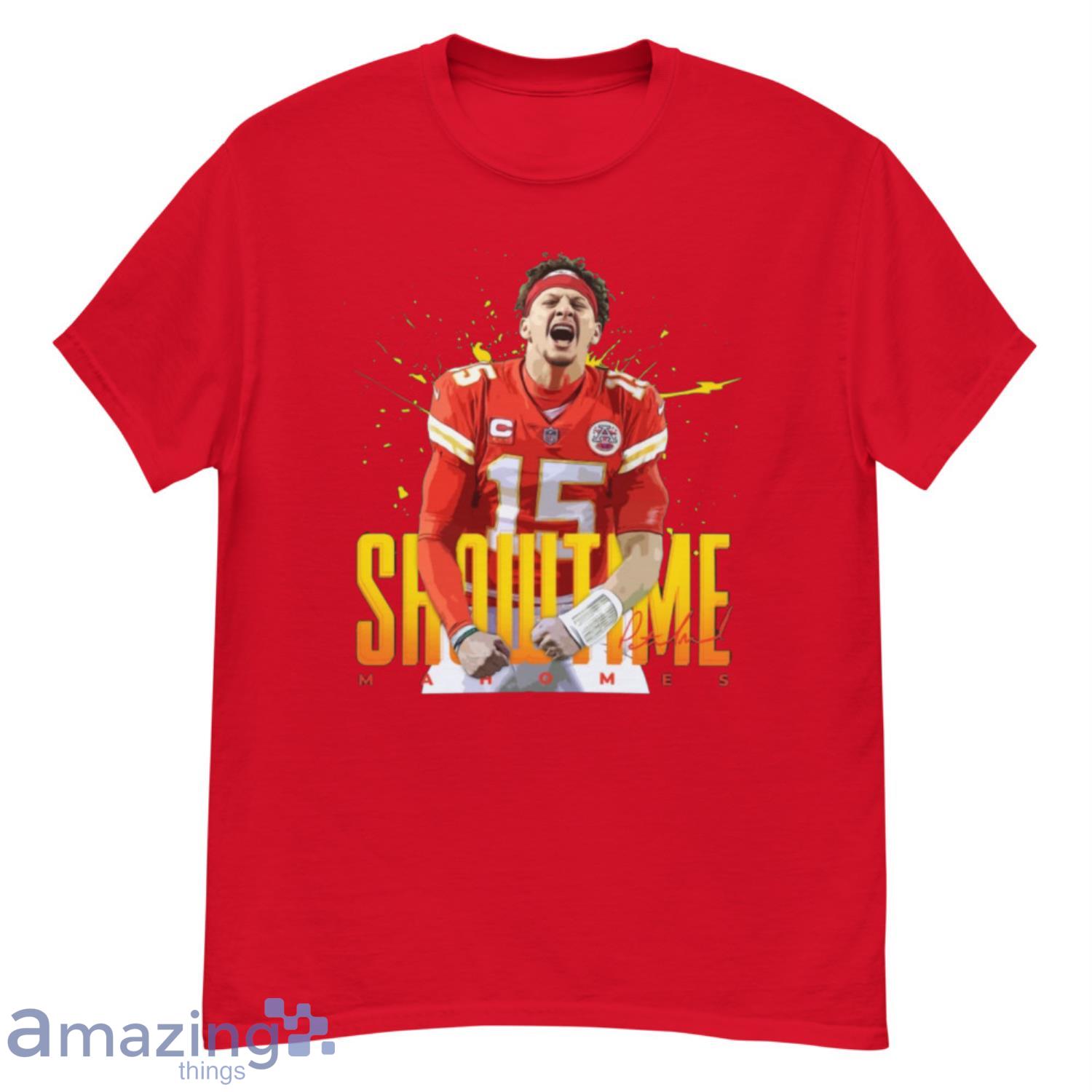 RED Chiefs Patrick Mahomes Showtime T-shirt YOUTH SMALL