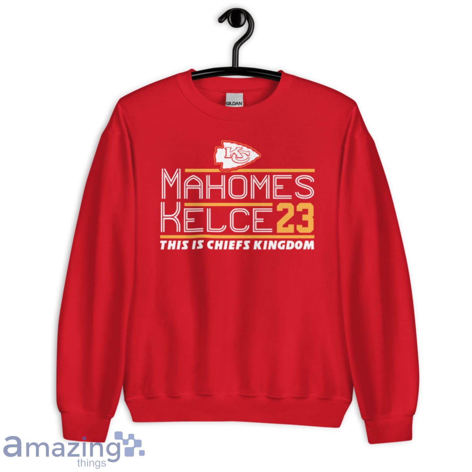 Patrick Mahomes Travis Kelce 2023 Shirt Kansas City Chiefs Kingdo Gift For Fans image Patrick Mahomes Travis Kelce 2023 Shirt Kansas City Chiefs Kingdo Gift For Fans Product Photo 2