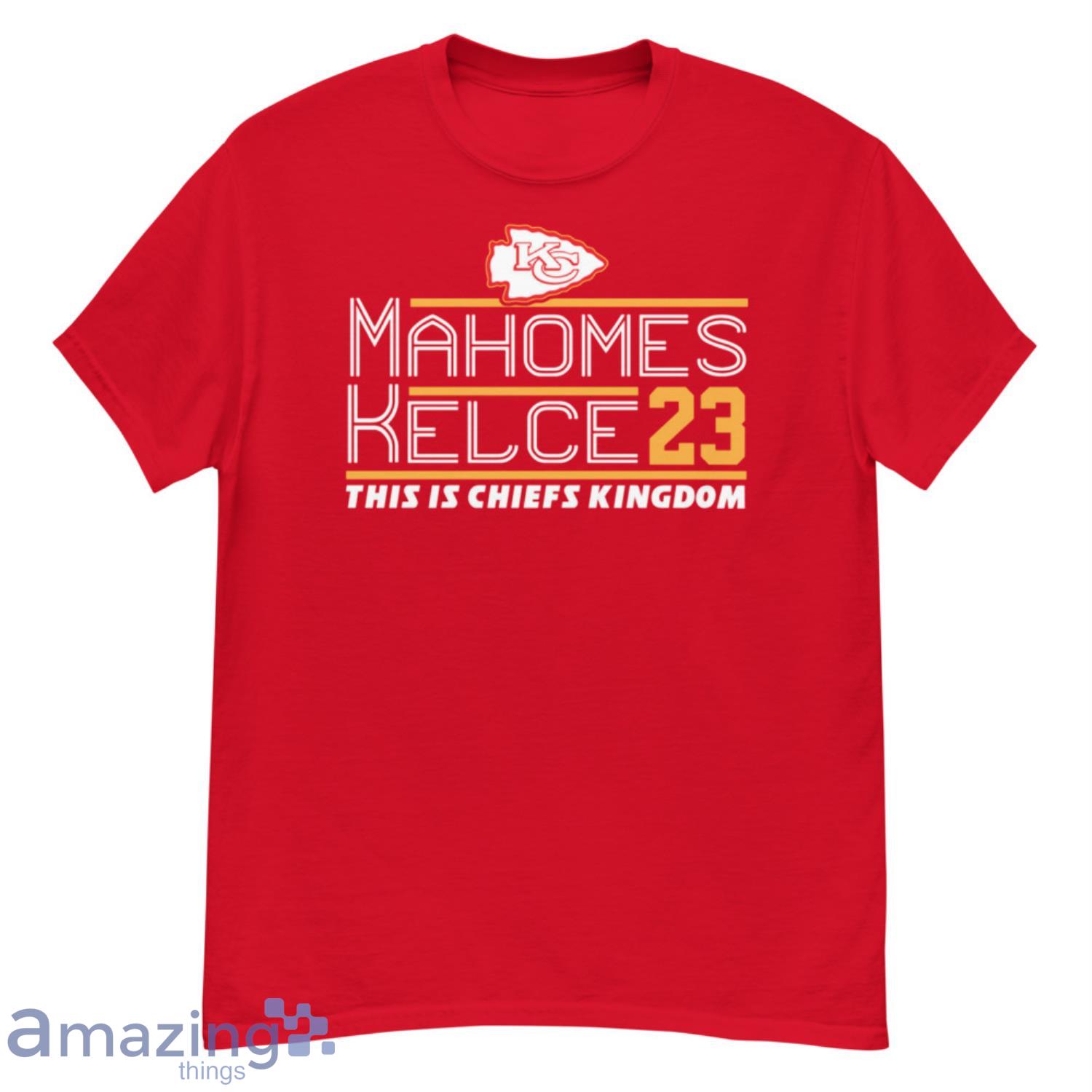 Patrick Mahomes Travis Kelce 2023 Shirt Kansas City Chiefs Kingdo Gift For Fans image Patrick Mahomes Travis Kelce 2023 Shirt Kansas City Chiefs Kingdo Gift For Fans Product Photo 4