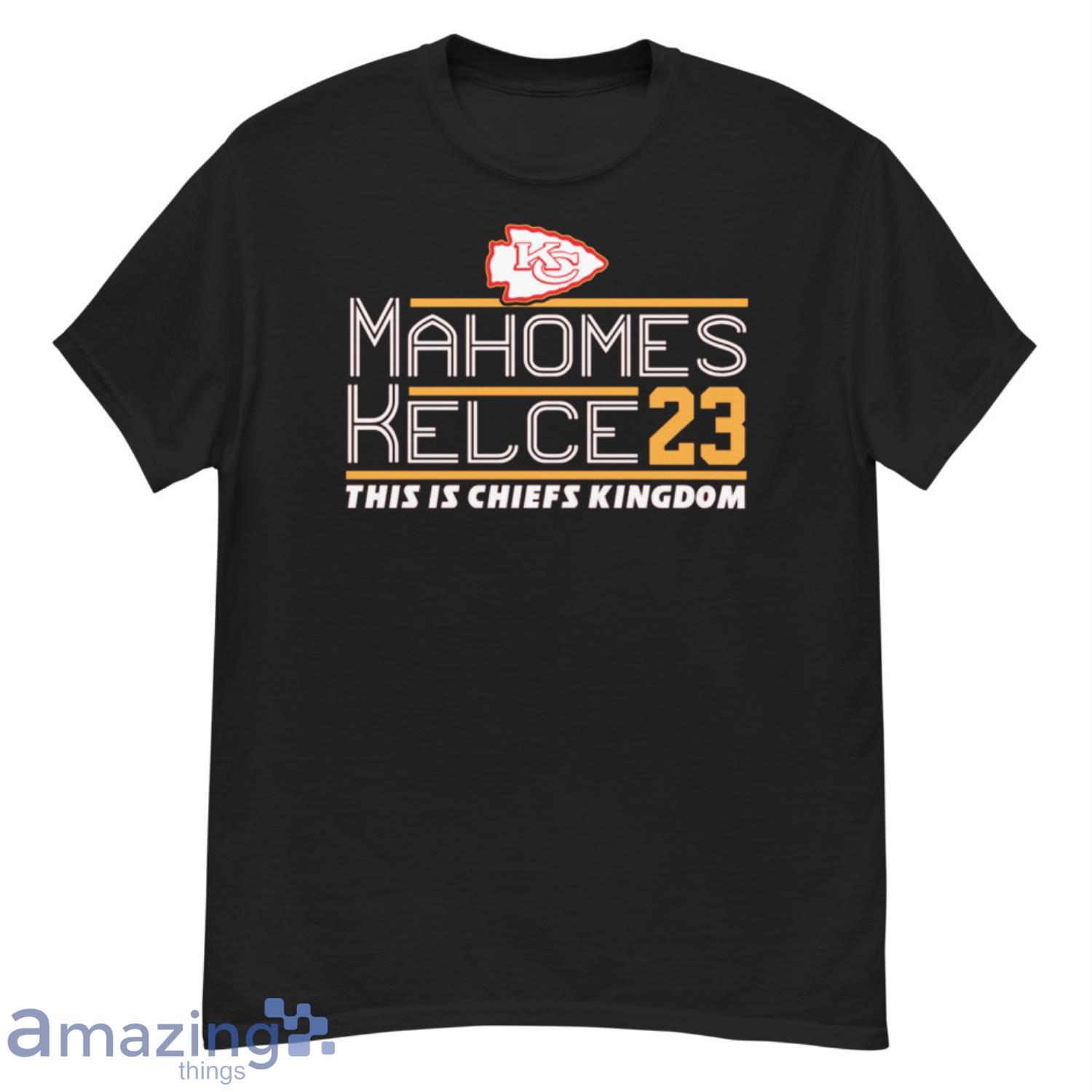 Patrick Mahomes Travis Kelce 2023 Shirt Kansas City Chiefs Kingdo Gift For Fans image Patrick Mahomes Travis Kelce 2023 Shirt Kansas City Chiefs Kingdo Gift For Fans Product Photo 6