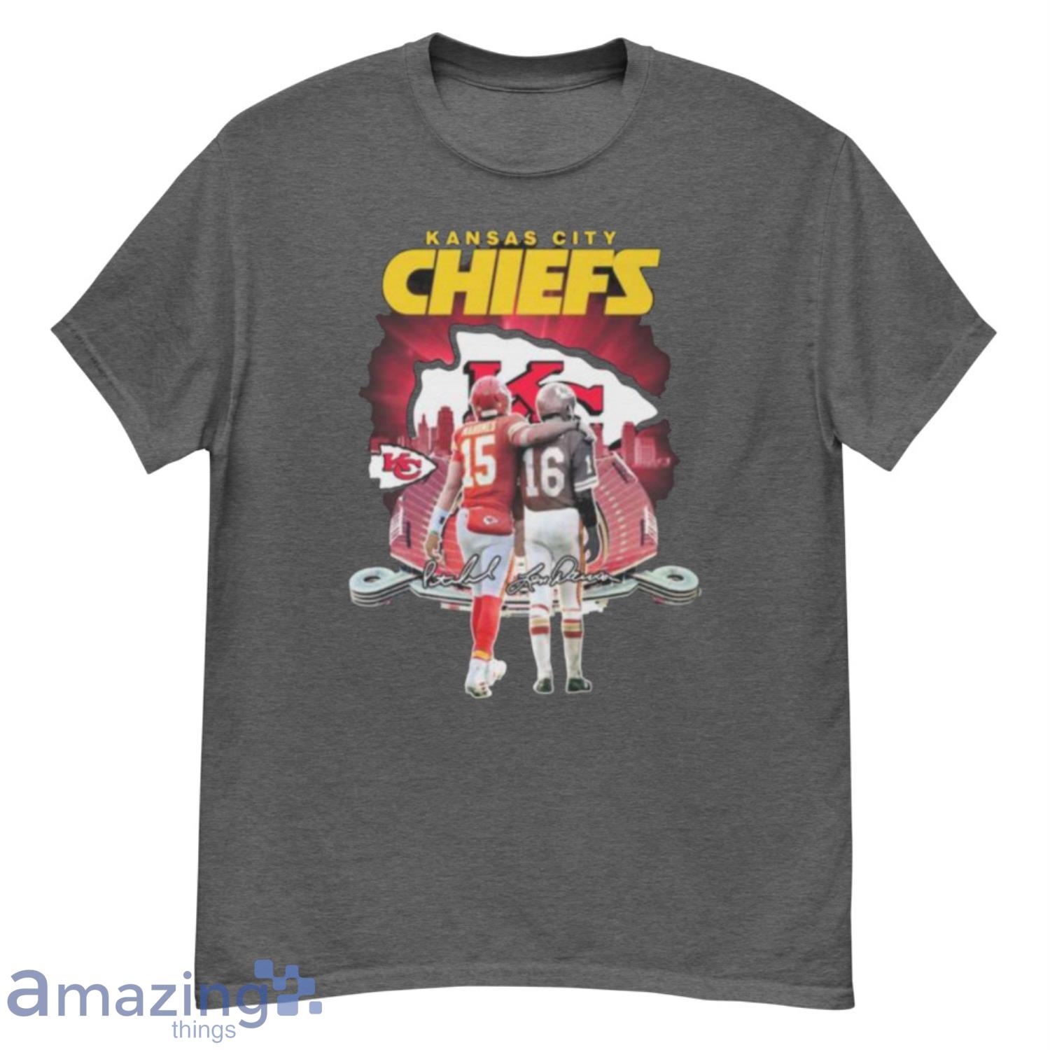 Patrick's Mahomes And Len Dawson Kansas City Chiefs Champions