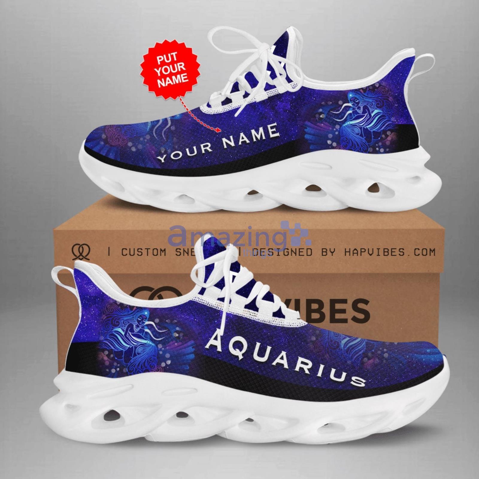 Personalized Aquarius Zodiac Max Soul Shoes For Fan Custom Name Product Photo 1