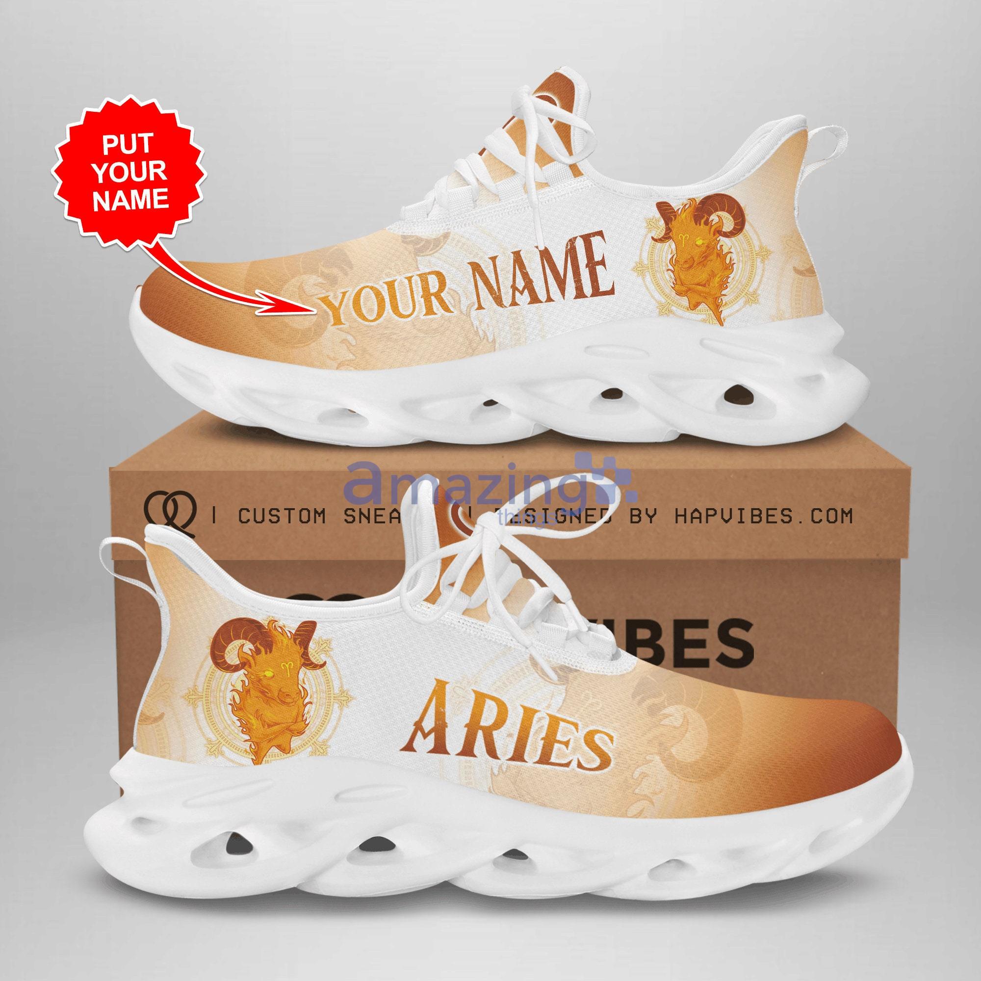 Personalized Aries Zodiac Max Soul Shoes For Fan Custom Name Product Photo 1