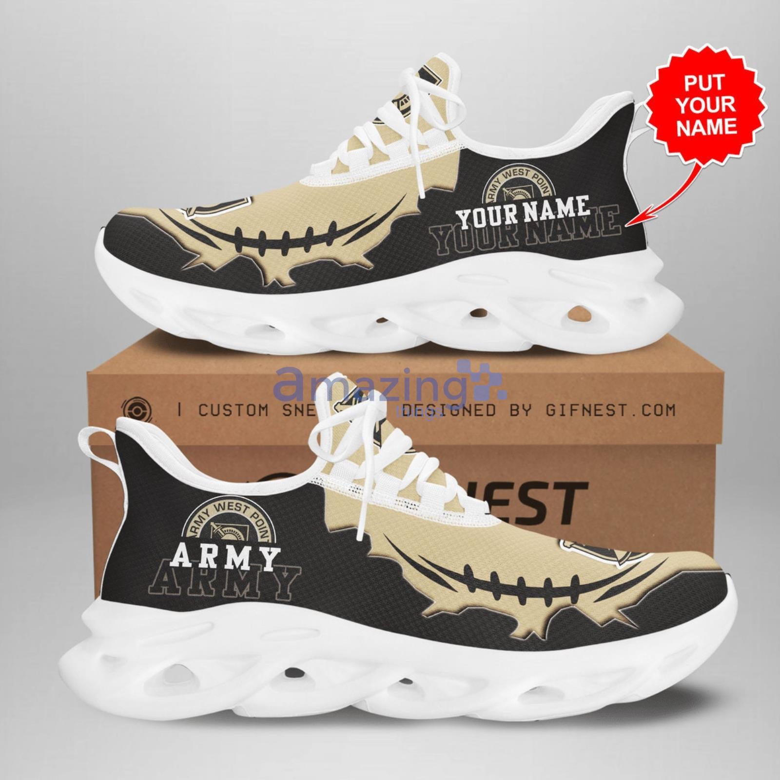 Personalized Army Black Knights Max Soul Shoes For Fan Custom Name Product Photo 1