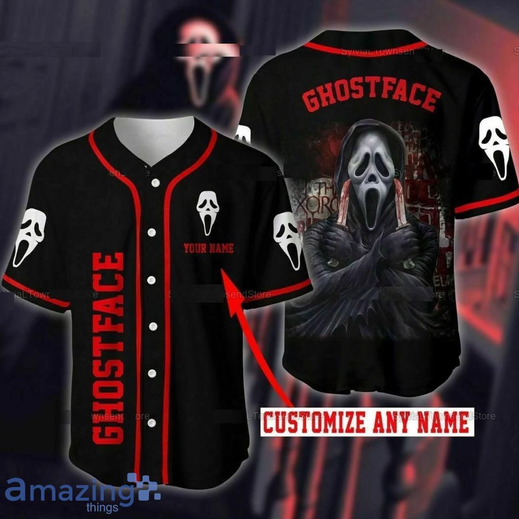 Personalized Nightmare On Elm Street The Ghostface Baseball Jerseys  For Men And Women - Personalized Nightmare On Elm Street The Ghostface Baseball Jerseys  For Men And Women