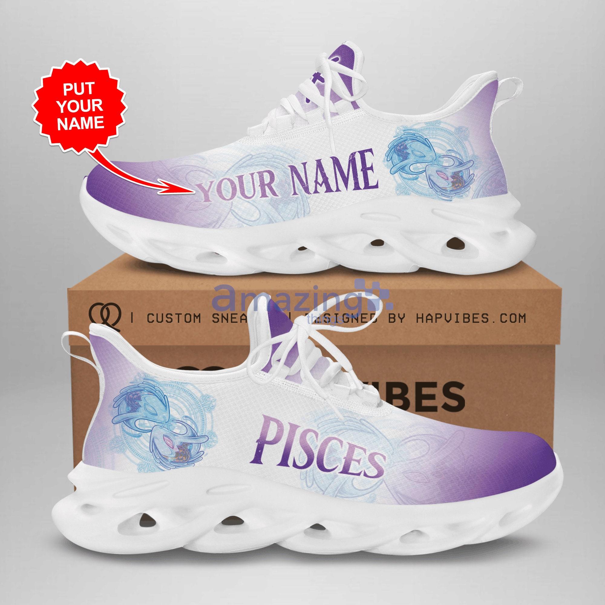 Personalized Pisces Zodiac Max Soul Shoes For Fan Custom Name Product Photo 1