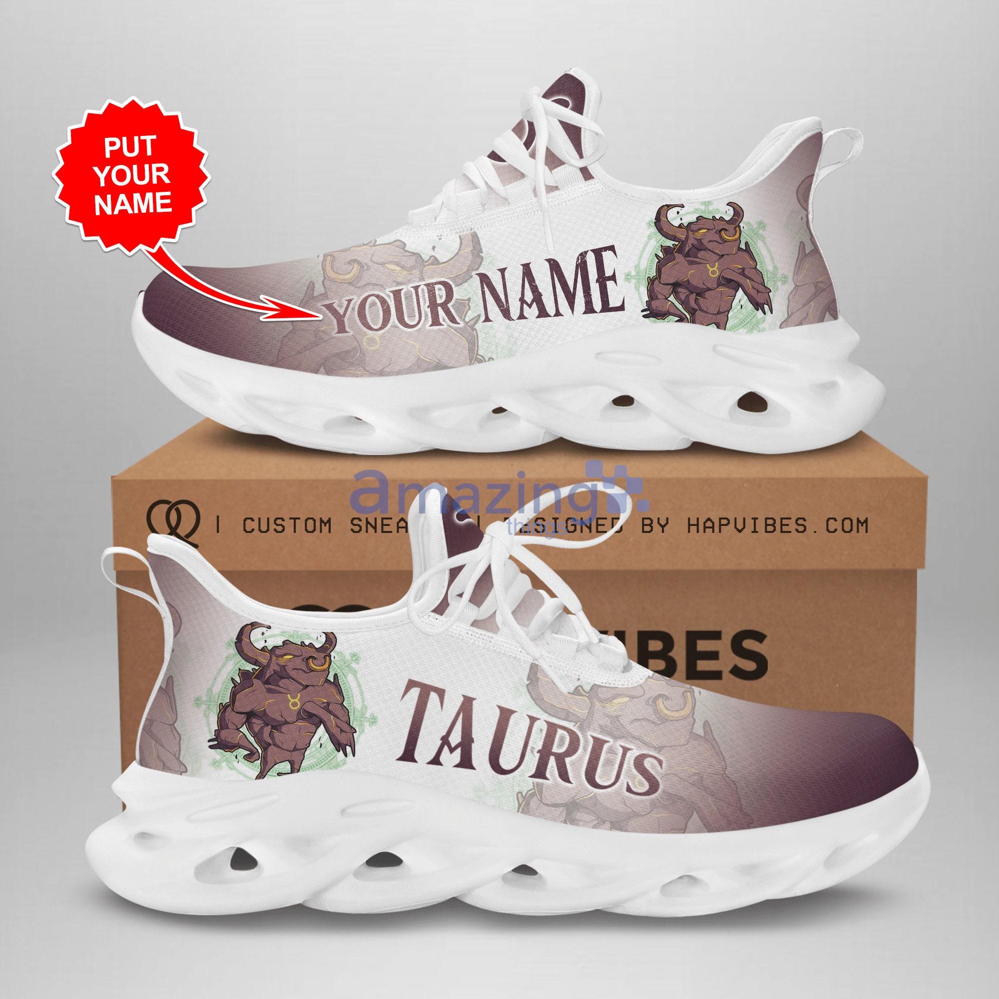 Personalized Taurus Zodiac Max Soul Shoes For Fan Custom Name Product Photo 1