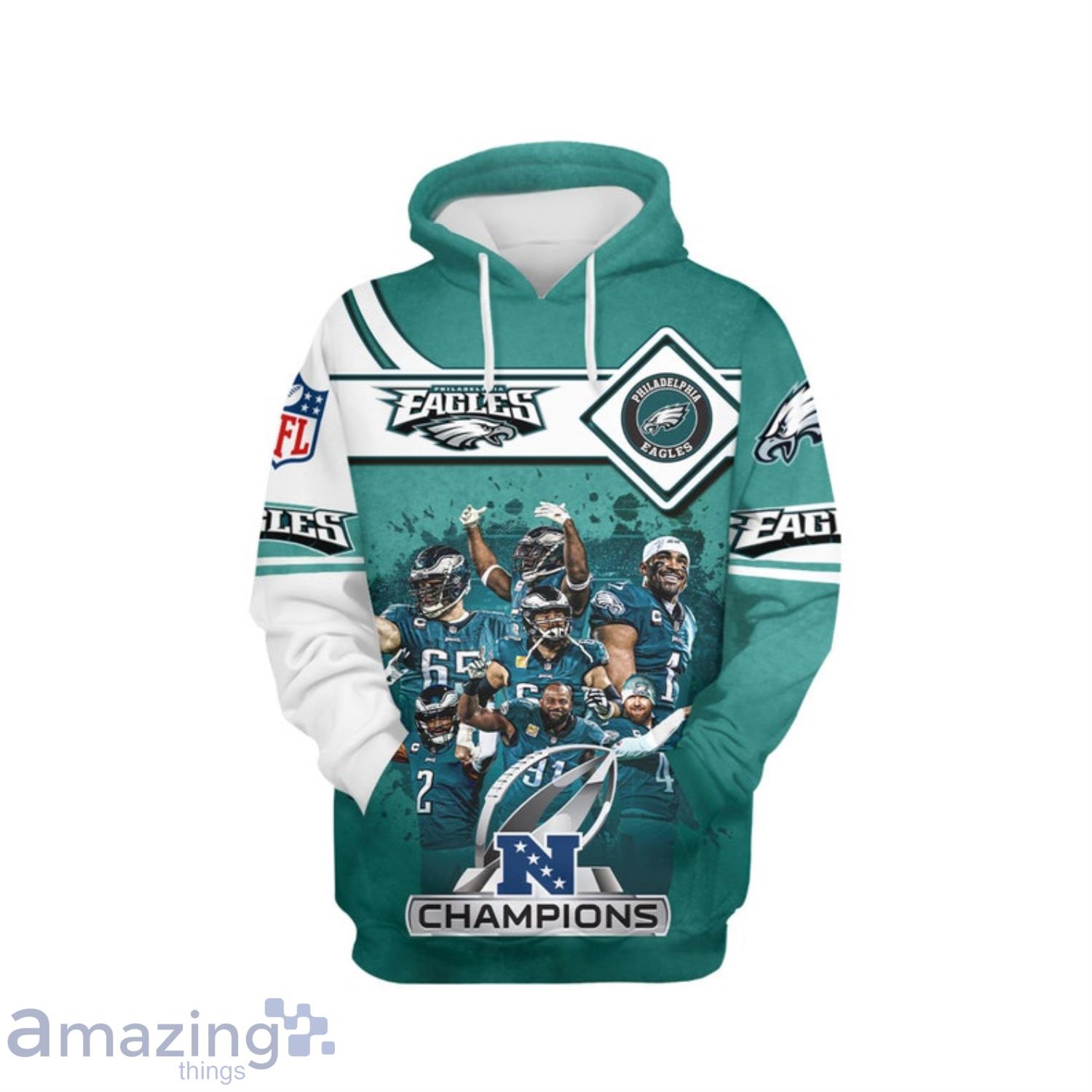 philadelphia eagles 3d hoodie