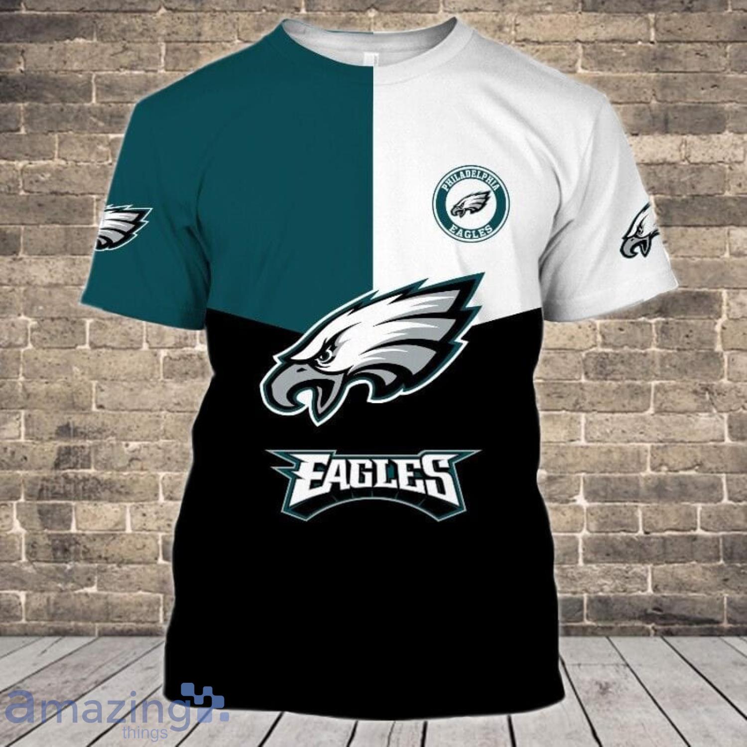 Philadelphia Eagles 3D T-Shirts For Sport Fans