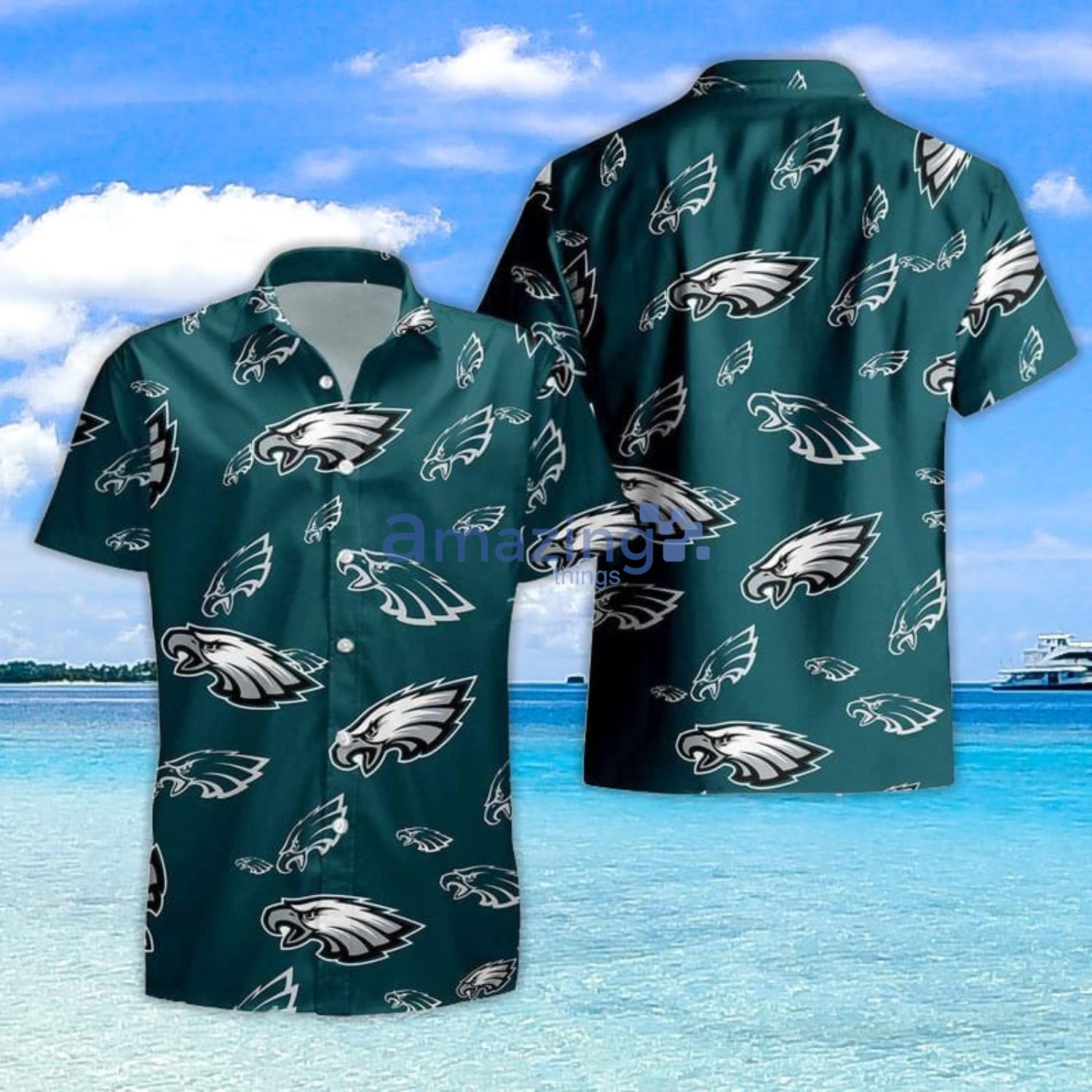 Philadelphia Eagles For Fans Hawaiian Shirt and Short Product Photo 1