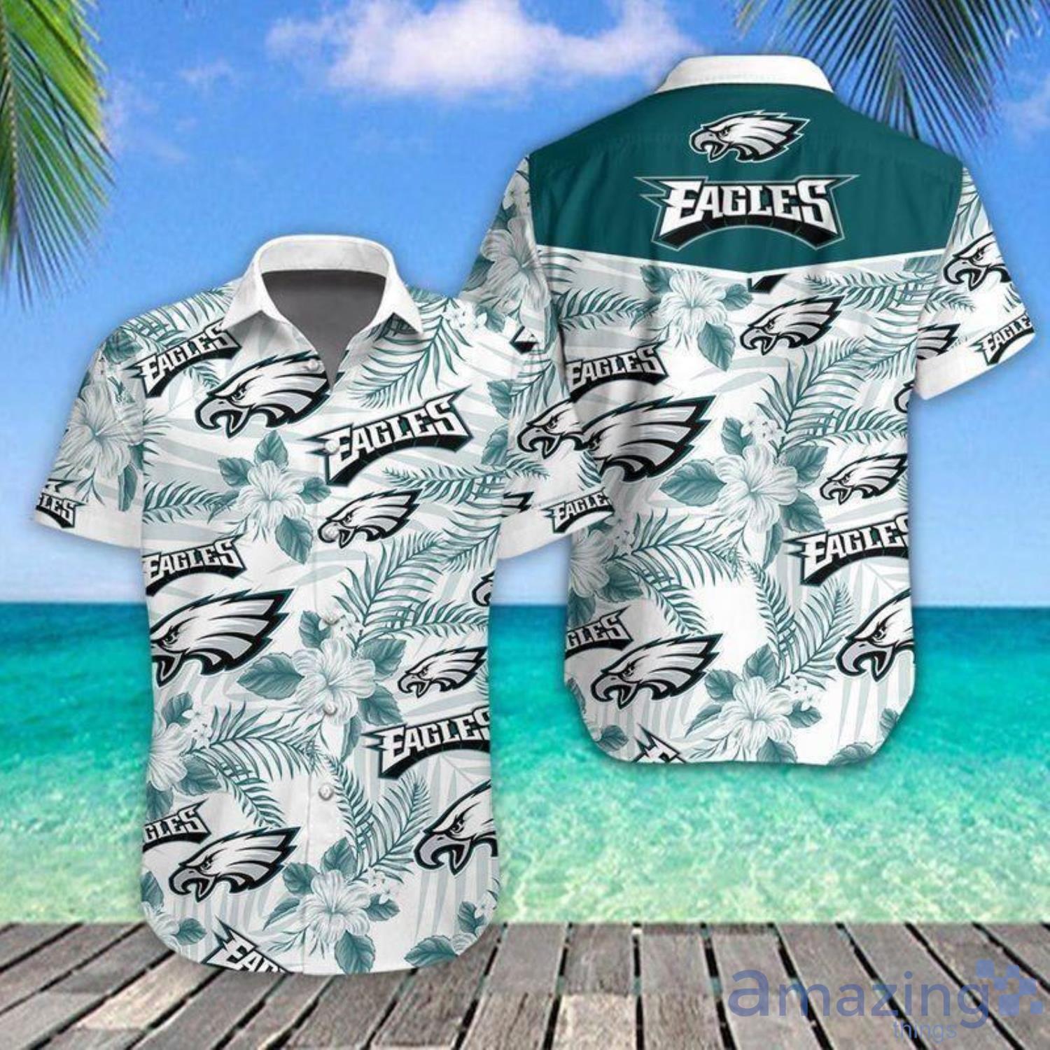 Philadelphia Eagles Hawaiian Shirt Eagles Aloha Hawaiian Shirts