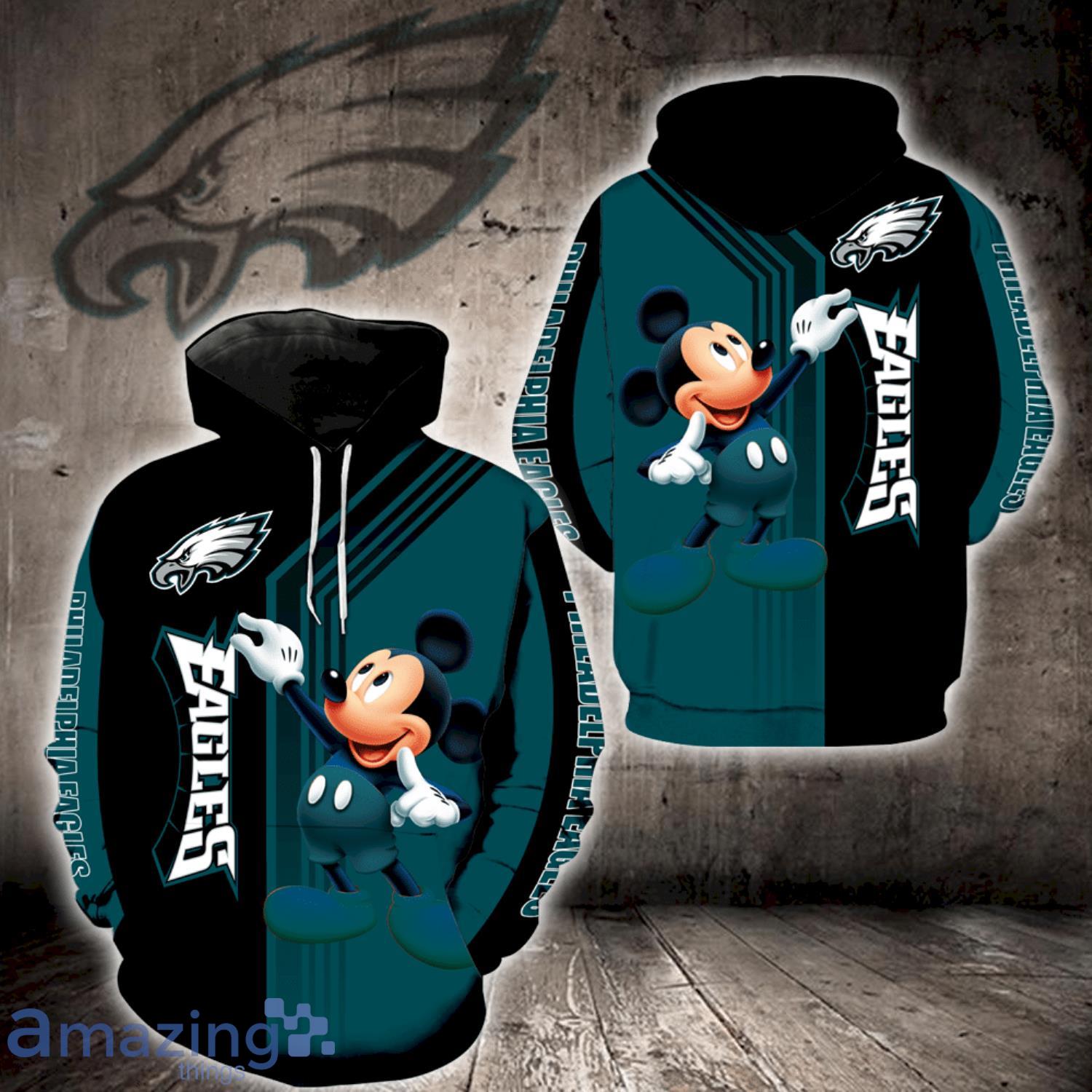 Philadelphia Eagles Mickey Mouse Full Print Hoodie