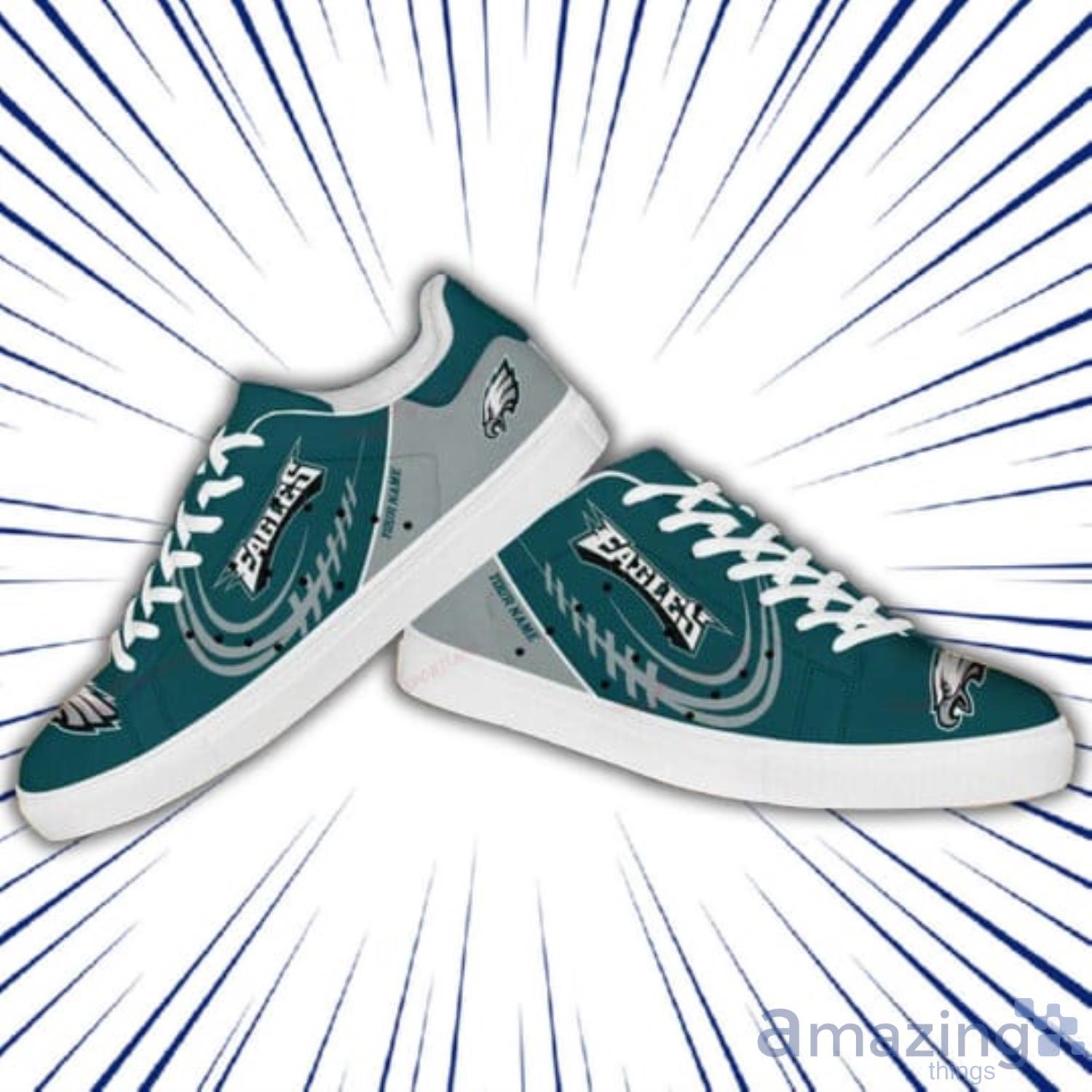 Philadelphia Eagles Nfl Skate Shoes Custom Name For Men And Women Product Photo 1