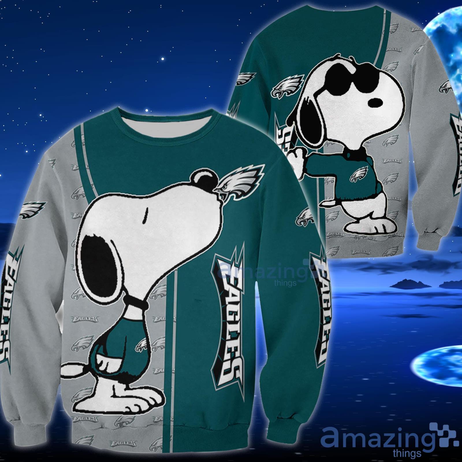 Snoopy Cool Team Philadelphia Eagles Shirt - High-Quality Printed