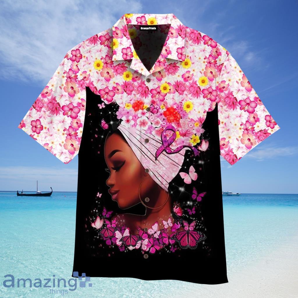 Pink Floral Breast Cancer Hawaiian Shirt For Men And Women - Pink Floral Breast Cancer Hawaiian Shirt For Men And Women