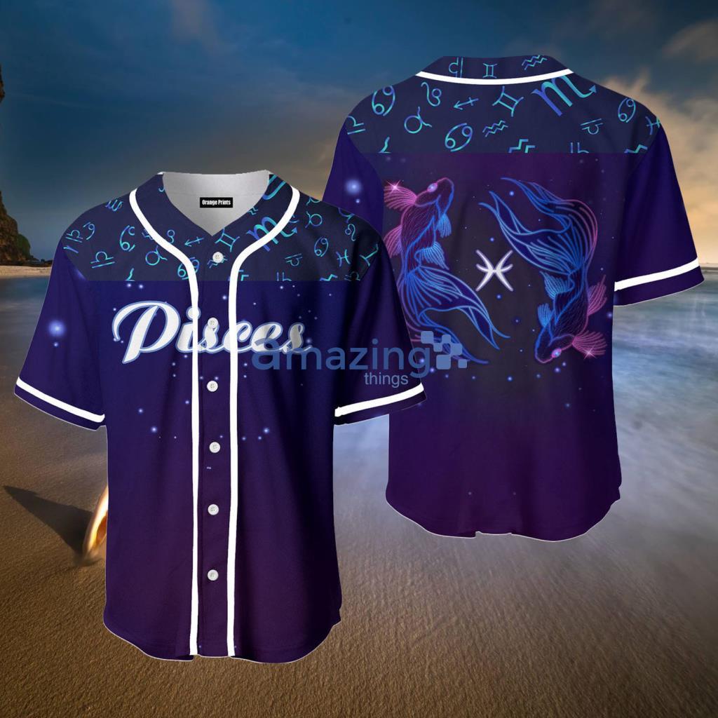 Pisces Zodiac Baseball Jerseys  For Men And Women - Pisces Zodiac Baseball Jerseys  For Men And Women