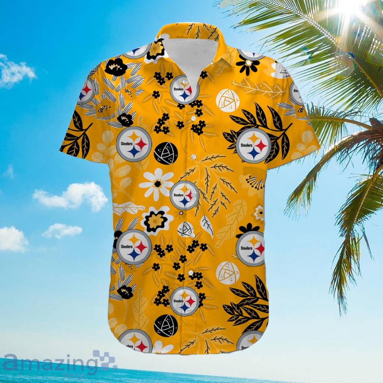 Pittsburgh Steelers Aloha Yellow Hawaiian Shirt For Men And Women